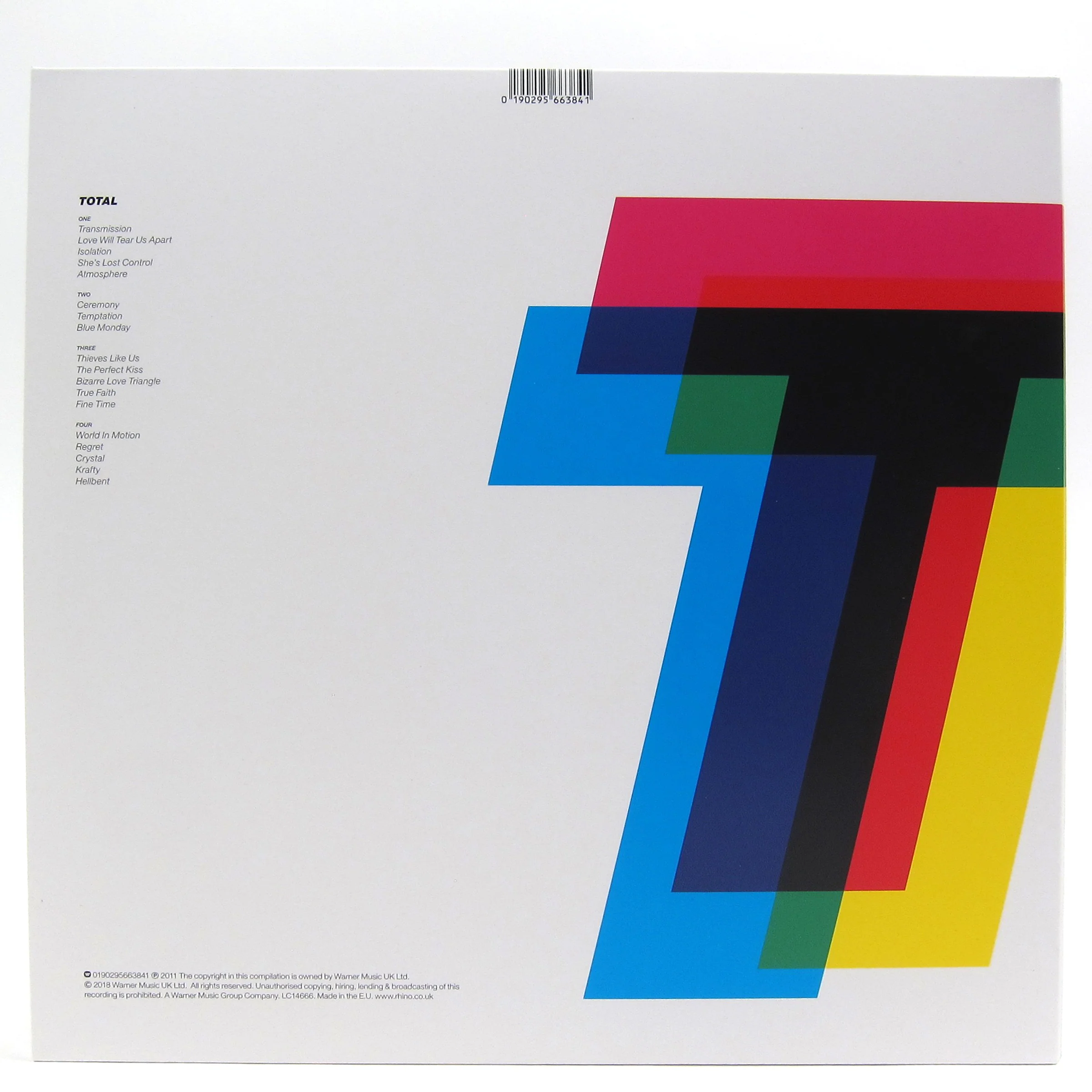 New Order / Joy Division: Total From Joy Division To New Order Vinyl 2LP - Image 3