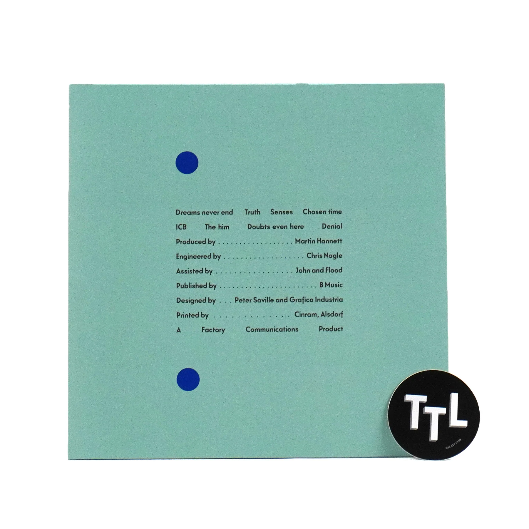 New Order: Movement Vinyl LP - Image 3