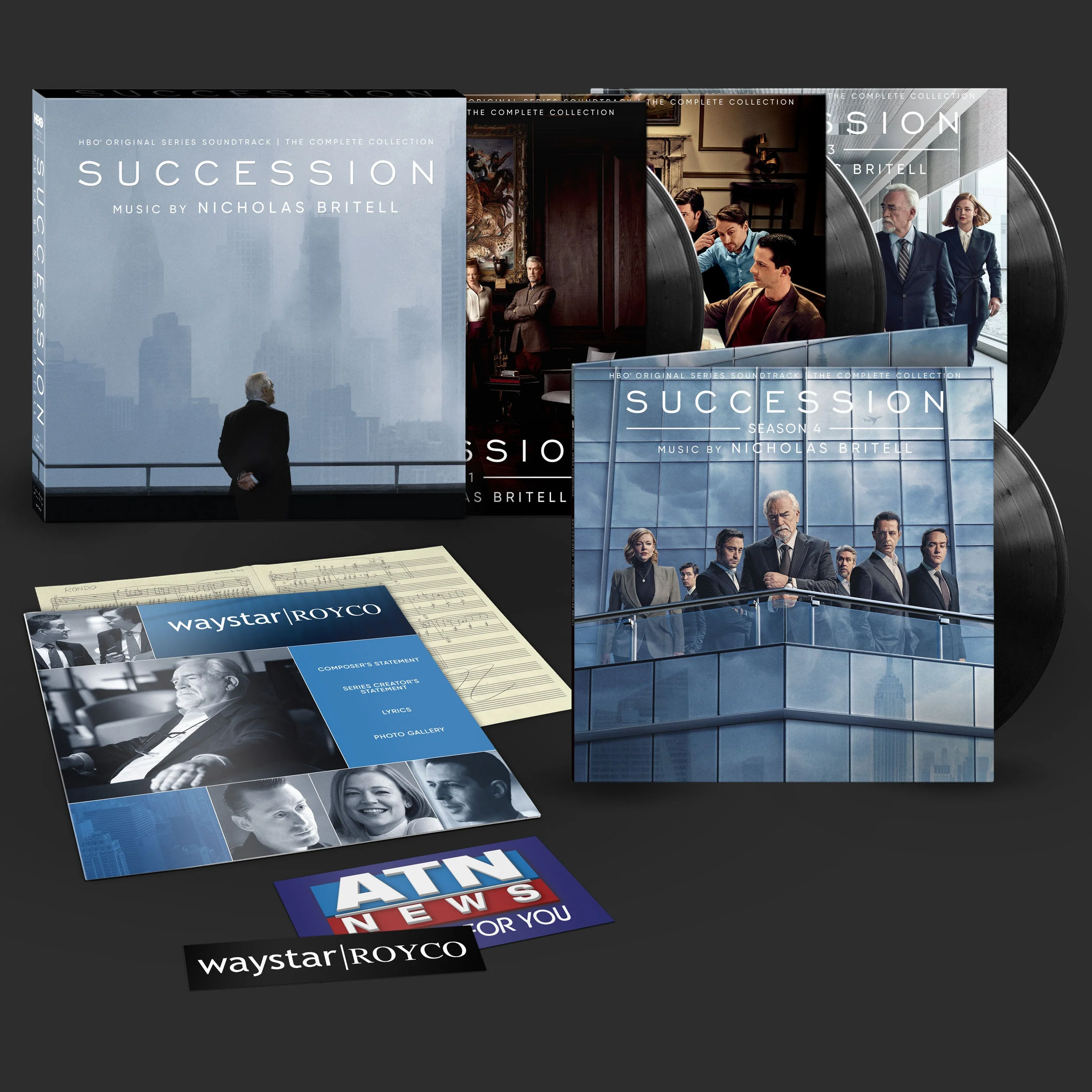 Nicholas Britell: Succession - The Complete Collection Vinyl 5LP Boxset - Image 2