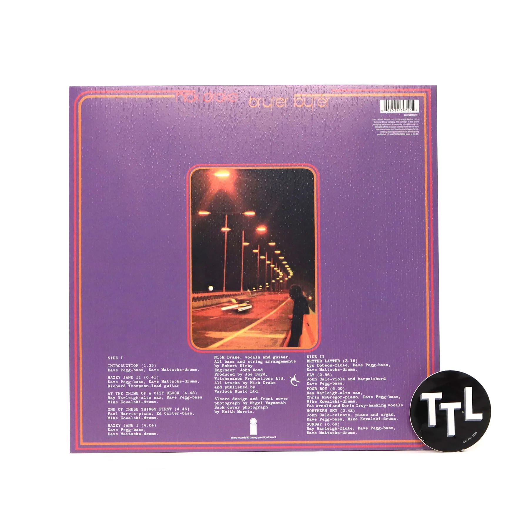Nick Drake: Bryter Layter Vinyl LP - Image 3