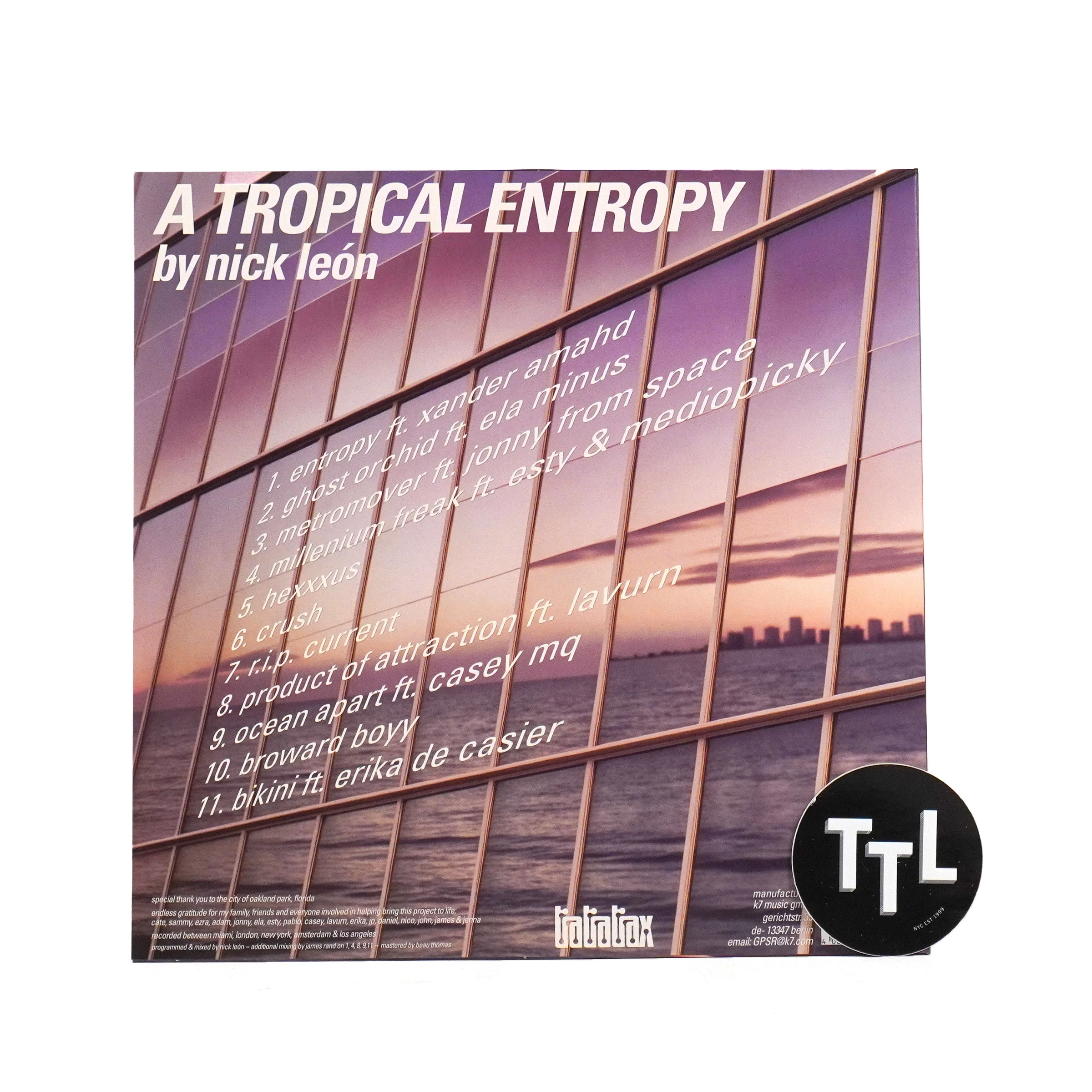 Nick Leon: A Tropical Entropy Vinyl LP - Image 2