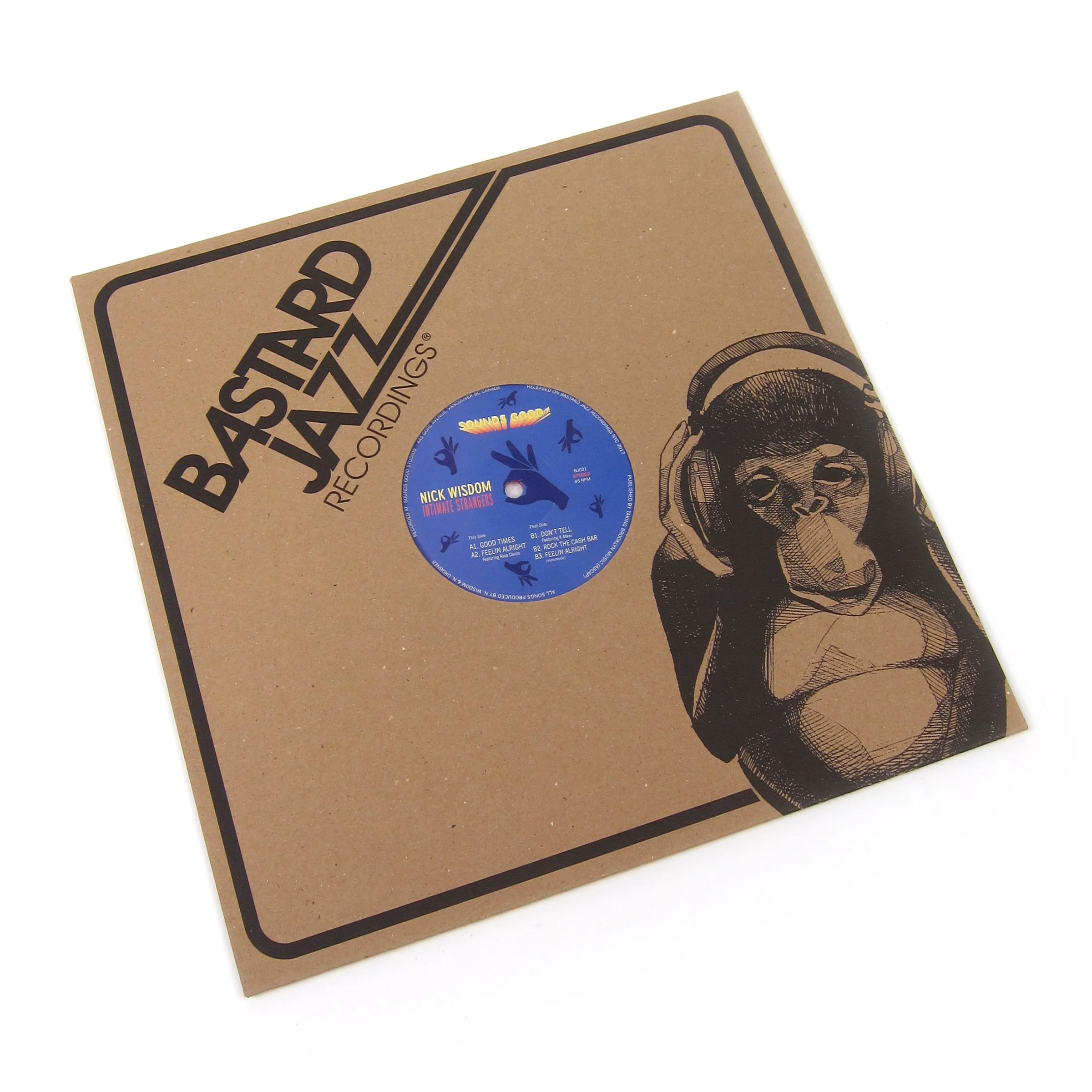 Nick Wisdom: Intimate Strangers Vinyl 12" - Image 2