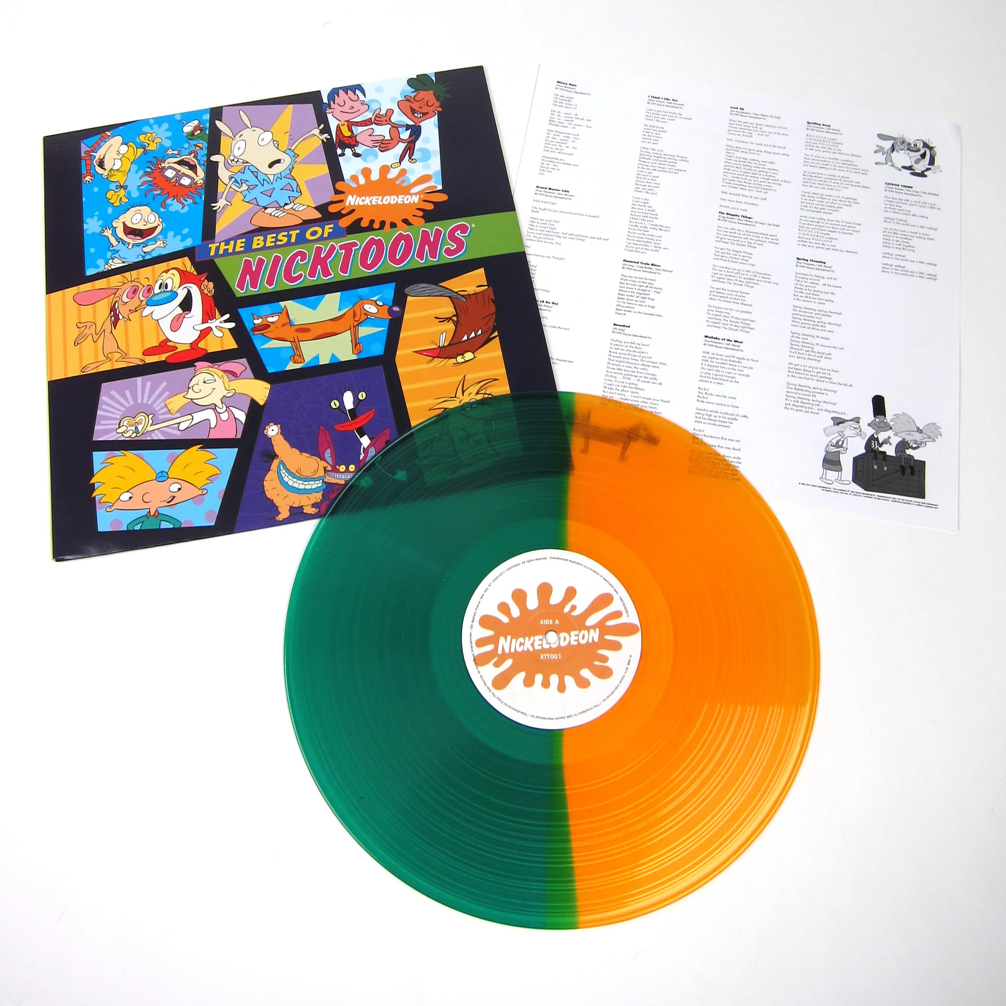 Nickelodeon: The Best Of Nicktoons (Colored Vinyl) Vinyl LP - Image 2