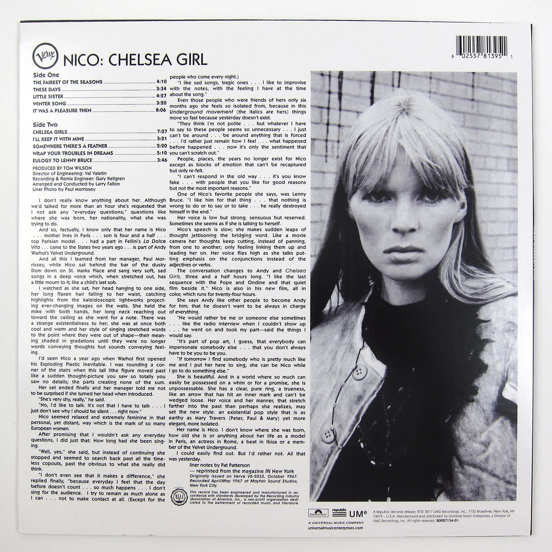 Nico: Chelsea Girl (Colored Vinyl) Vinyl LP - Image 2