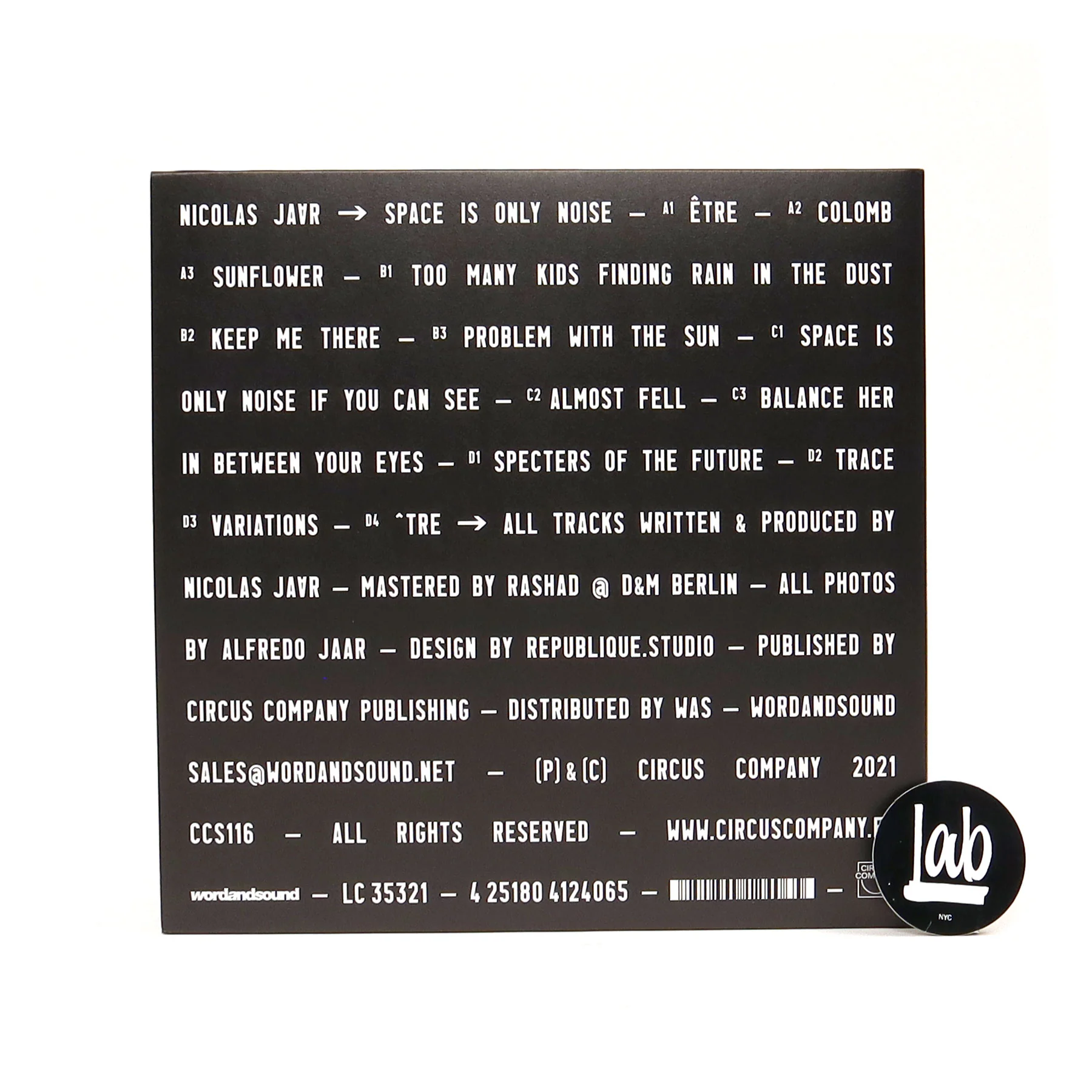 Nicolas Jaar: Space Is Only Noise - Ten Year Edition (180g) Vinyl 2LP - Image 3