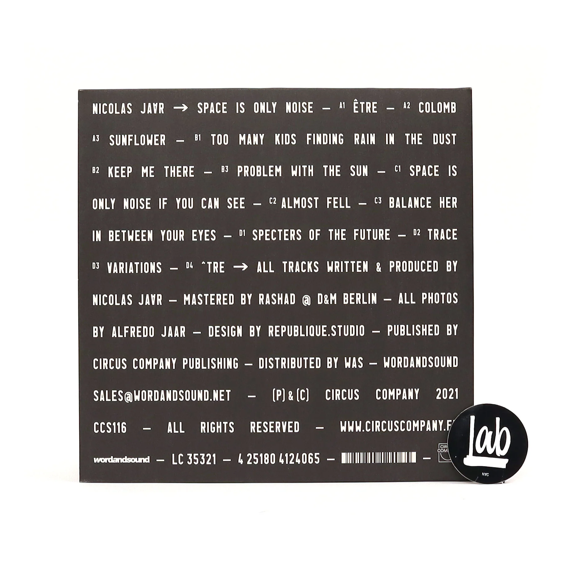 Nicolas Jaar: Space Is Only Noise - Ten Year Edition (180g Colored Vinyl) Vinyl 2LP - Image 3
