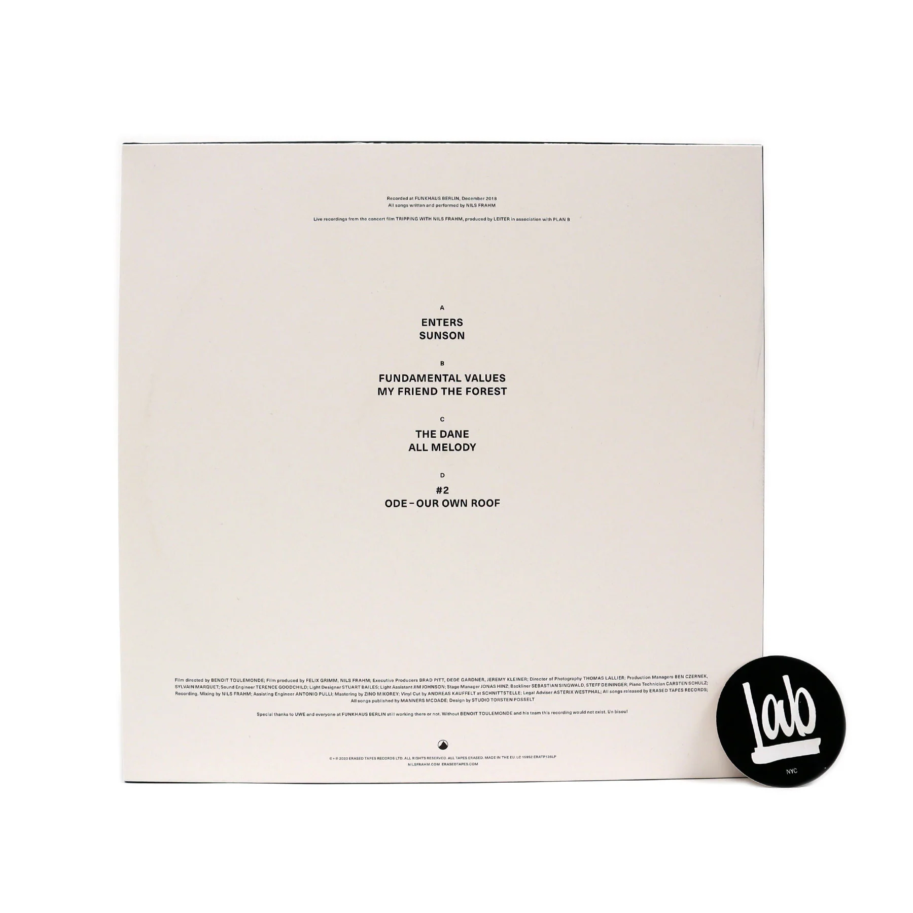 Nils Frahm: Tripping With Nils Frahm Vinyl LP - Image 3