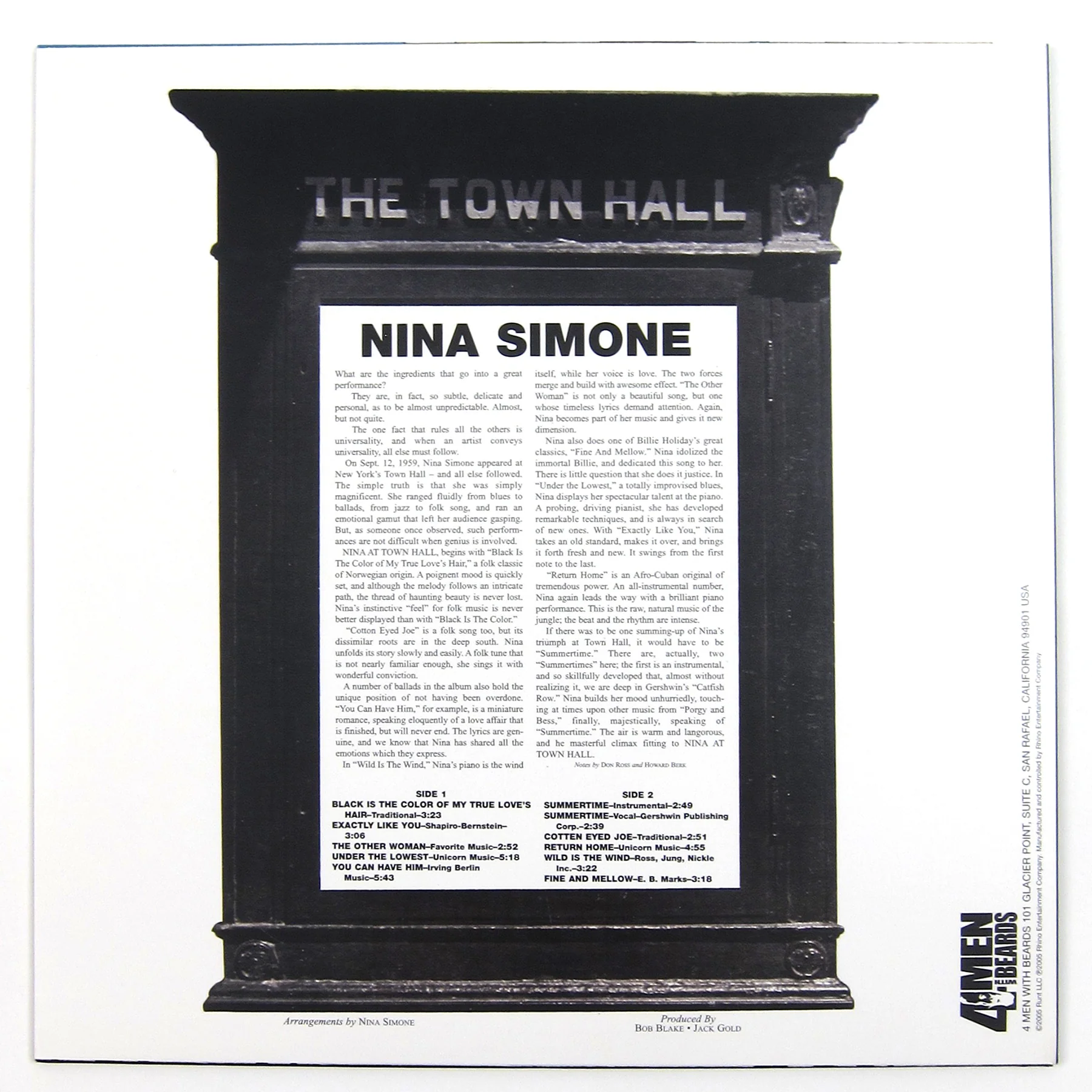 Nina Simone: Nina Simone At Town Hall (Dark Pink Colored Vinyl) Vinyl LP - Image 2