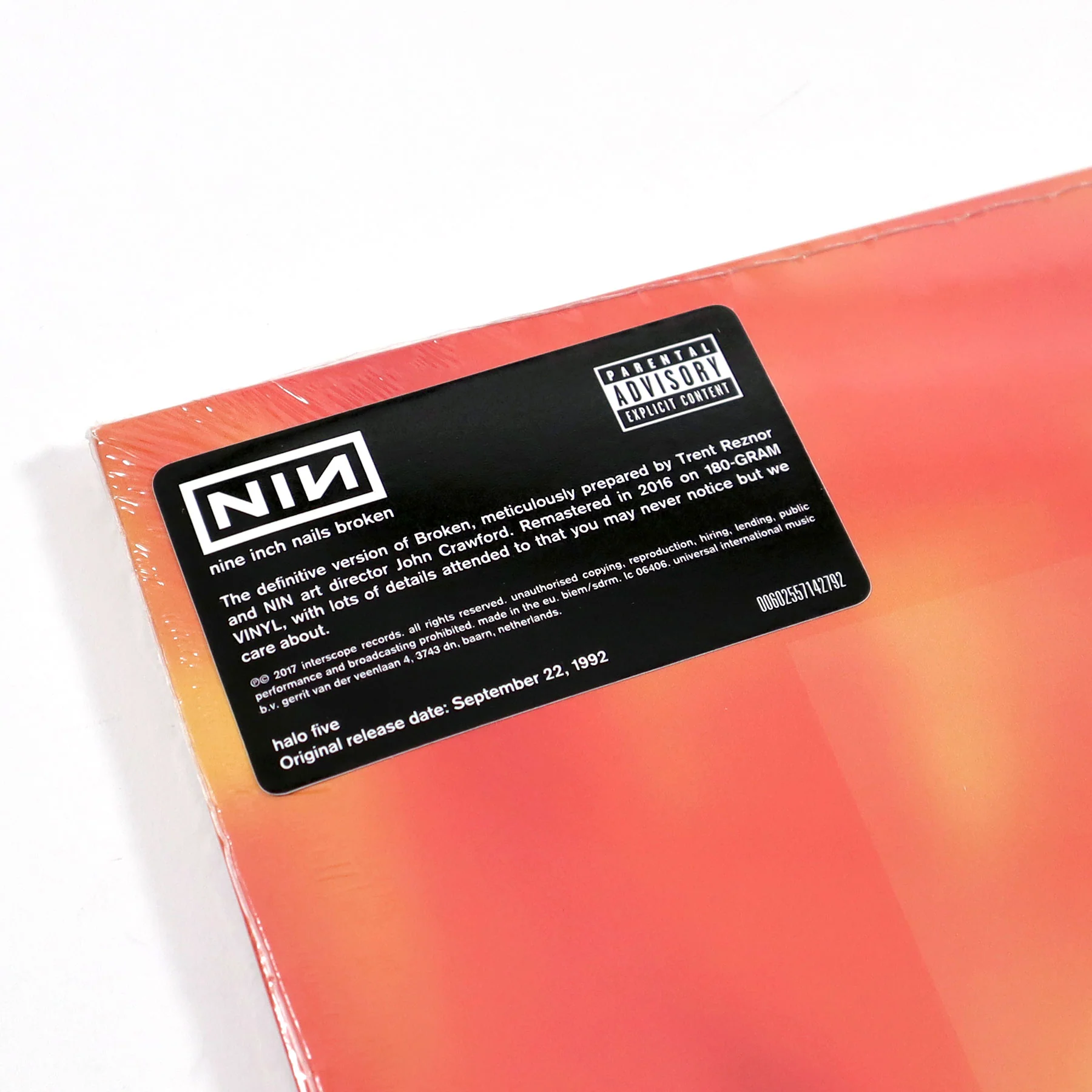 Nine Inch Nails: Broken (180g) Vinyl LP+7" - Image 5