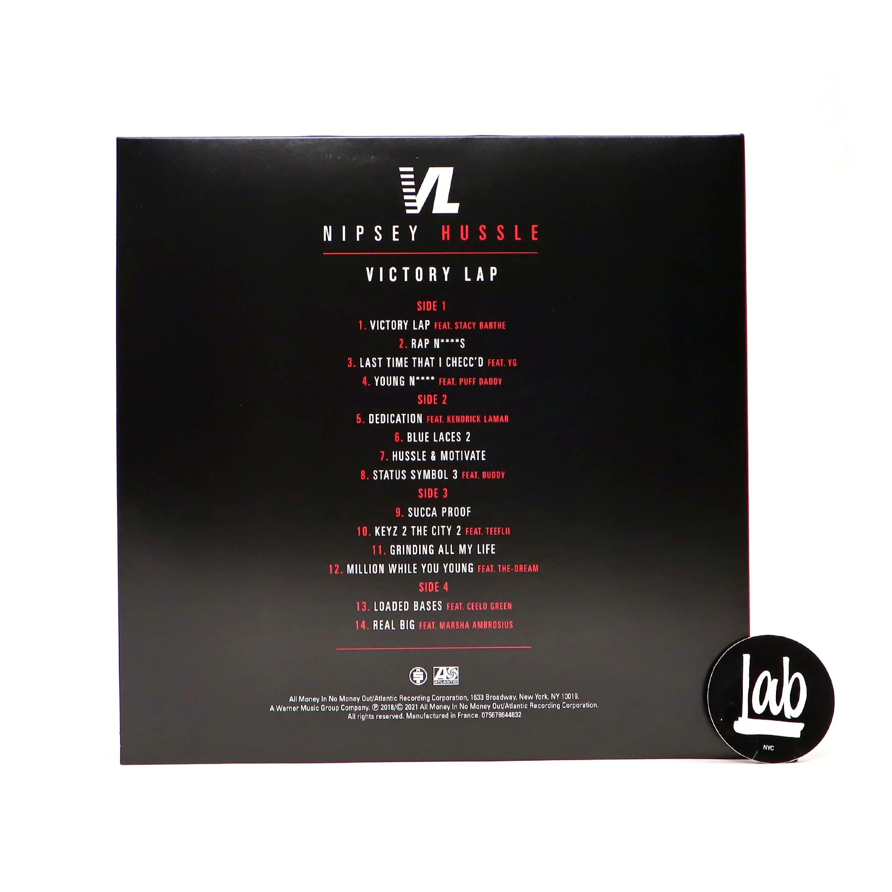 Nipsey Hussle: Victory Lap Vinyl 2LP - Image 3