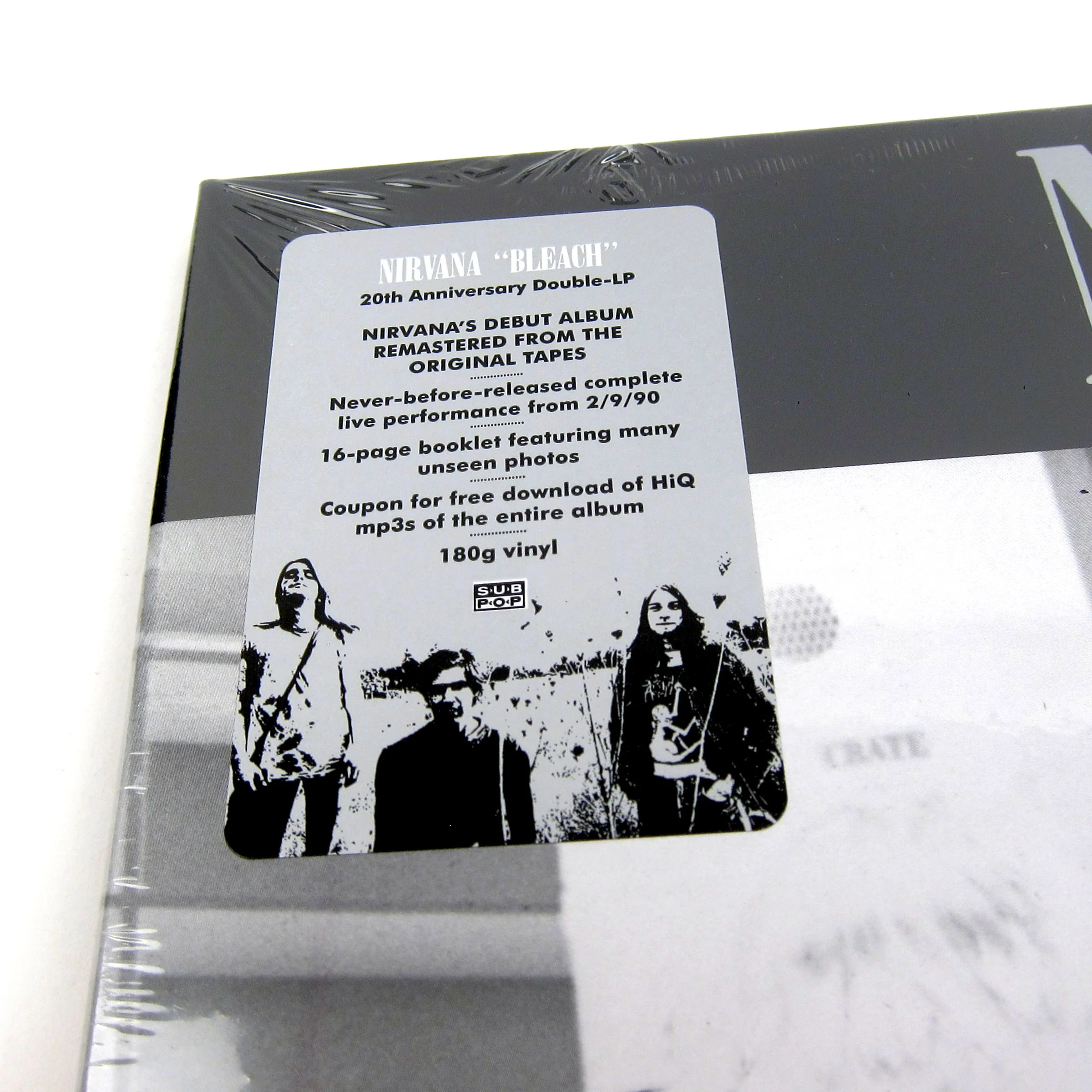 Nirvana: Bleach 20th Anniversary (180g, Book) Vinyl 2LP - Image 5