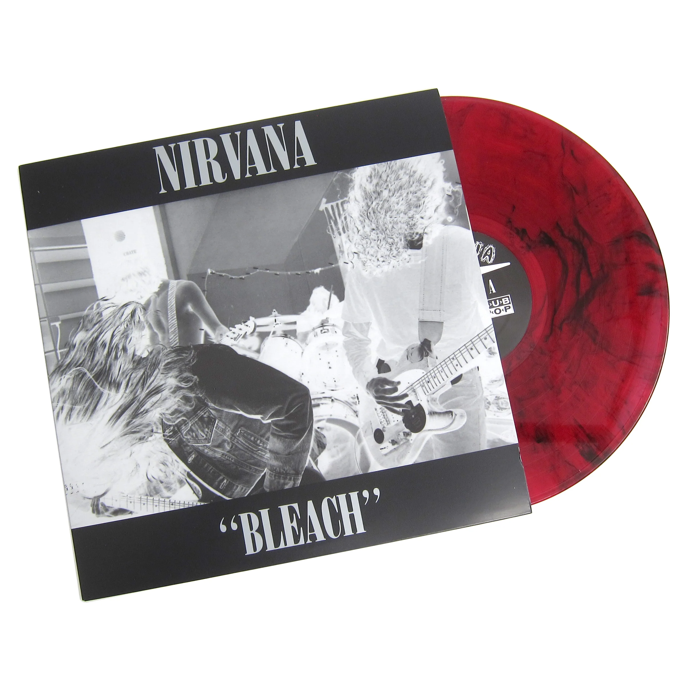 Nirvana: Bleach (Indie Exclusive Red & Black Colored Vinyl) Vinyl LP