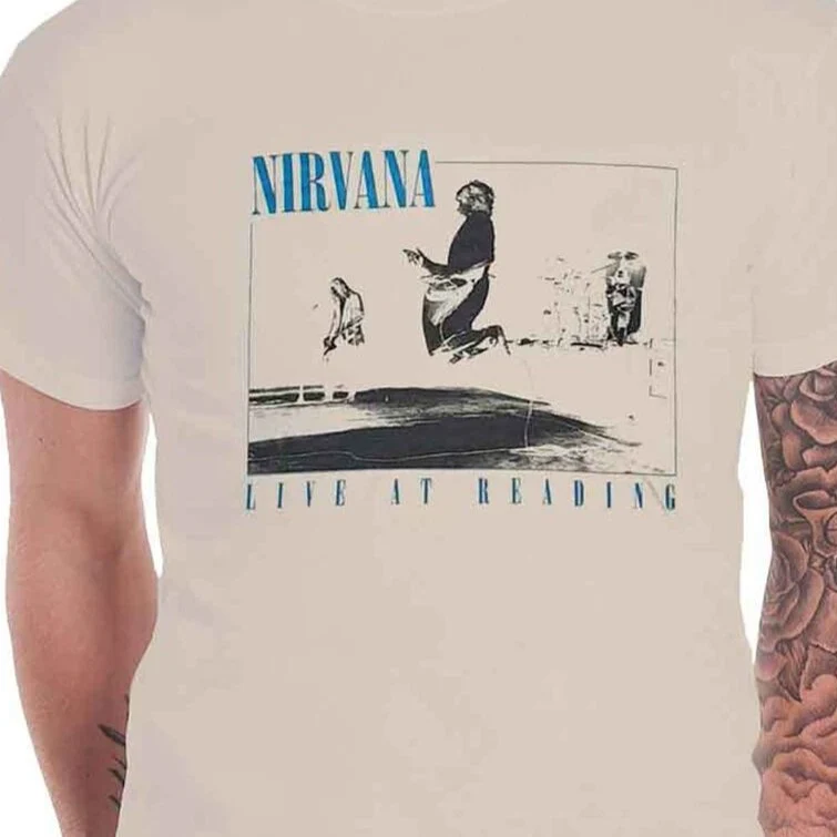 Nirvana: Live At Reading Shirt - Sand - Image 2