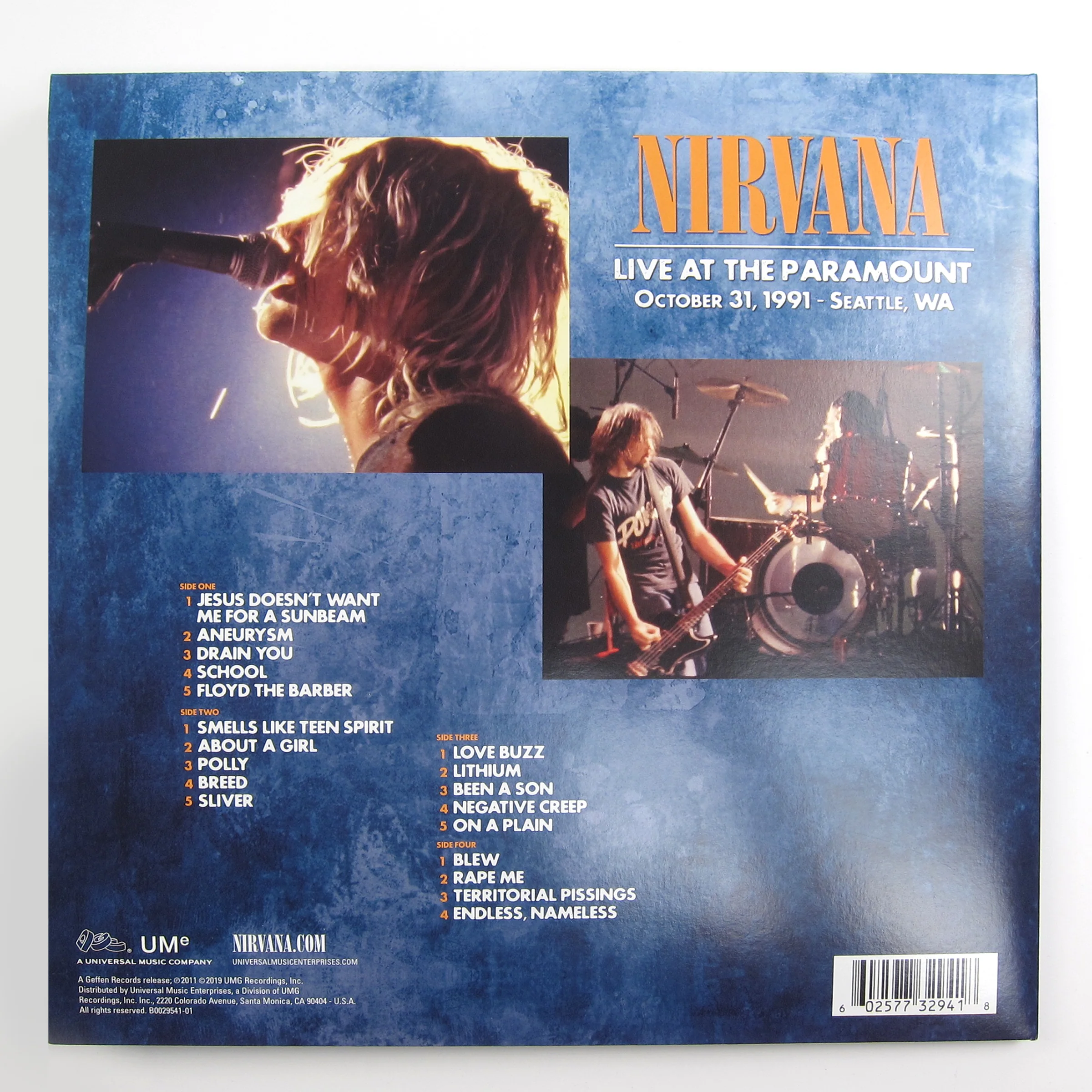 Nirvana: Live At The Paramount (180g) Vinyl 2LP - Image 3