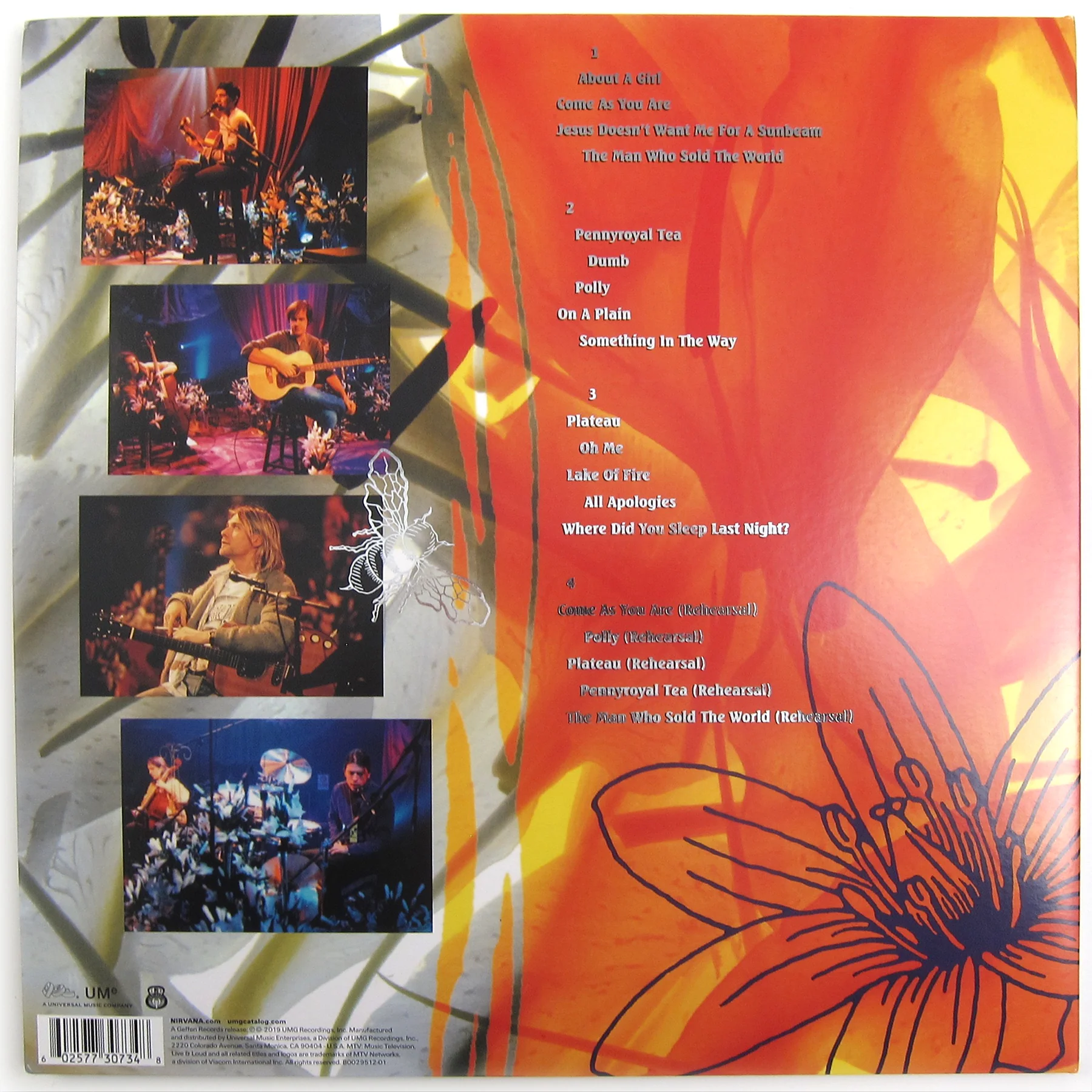 Nirvana: MTV Unplugged New York 25th Anniversary Edition (180g) Vinyl 2LP - Image 3