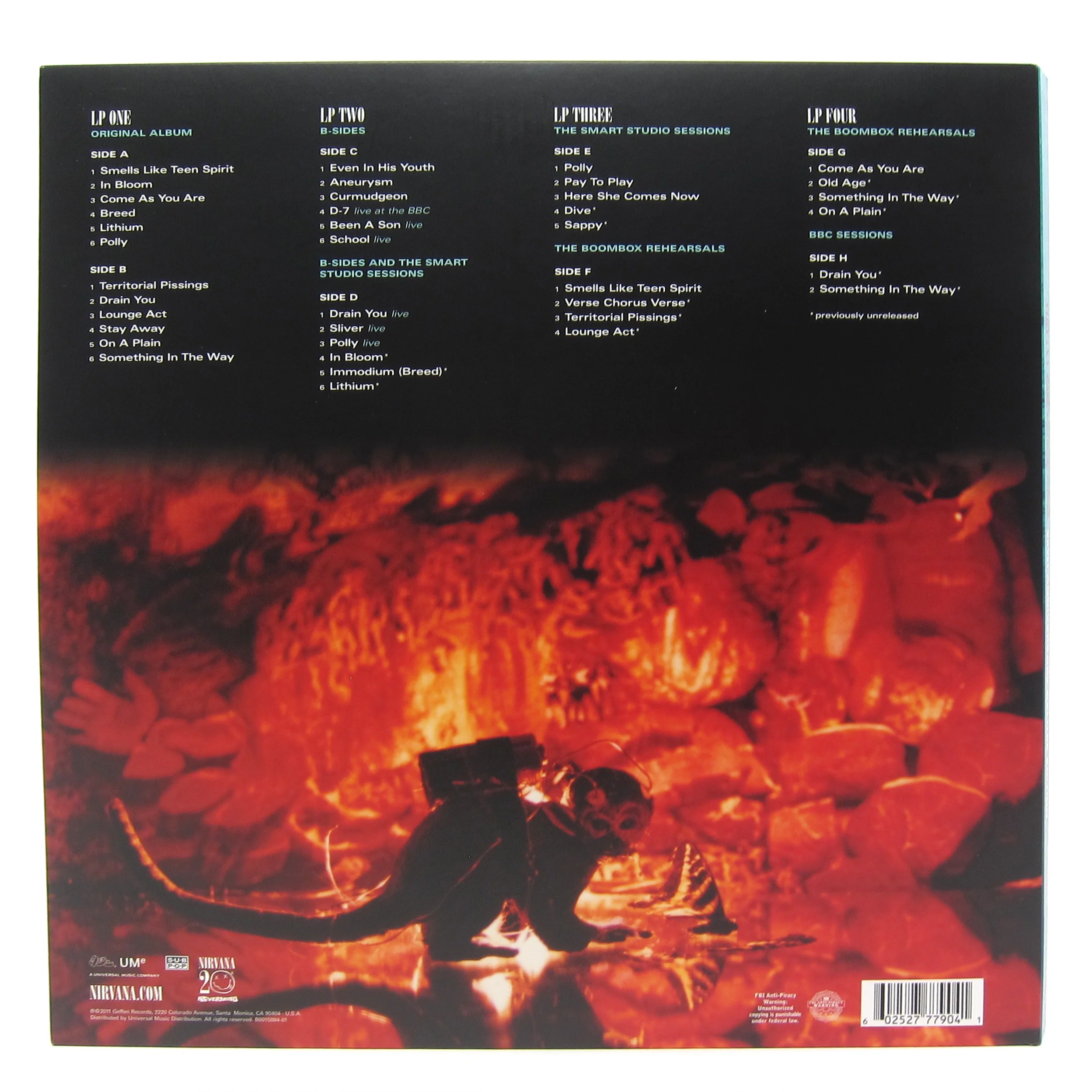 Nirvana: Nevermind (20th Anniversary Remastered 180g) 4LP - Image 3