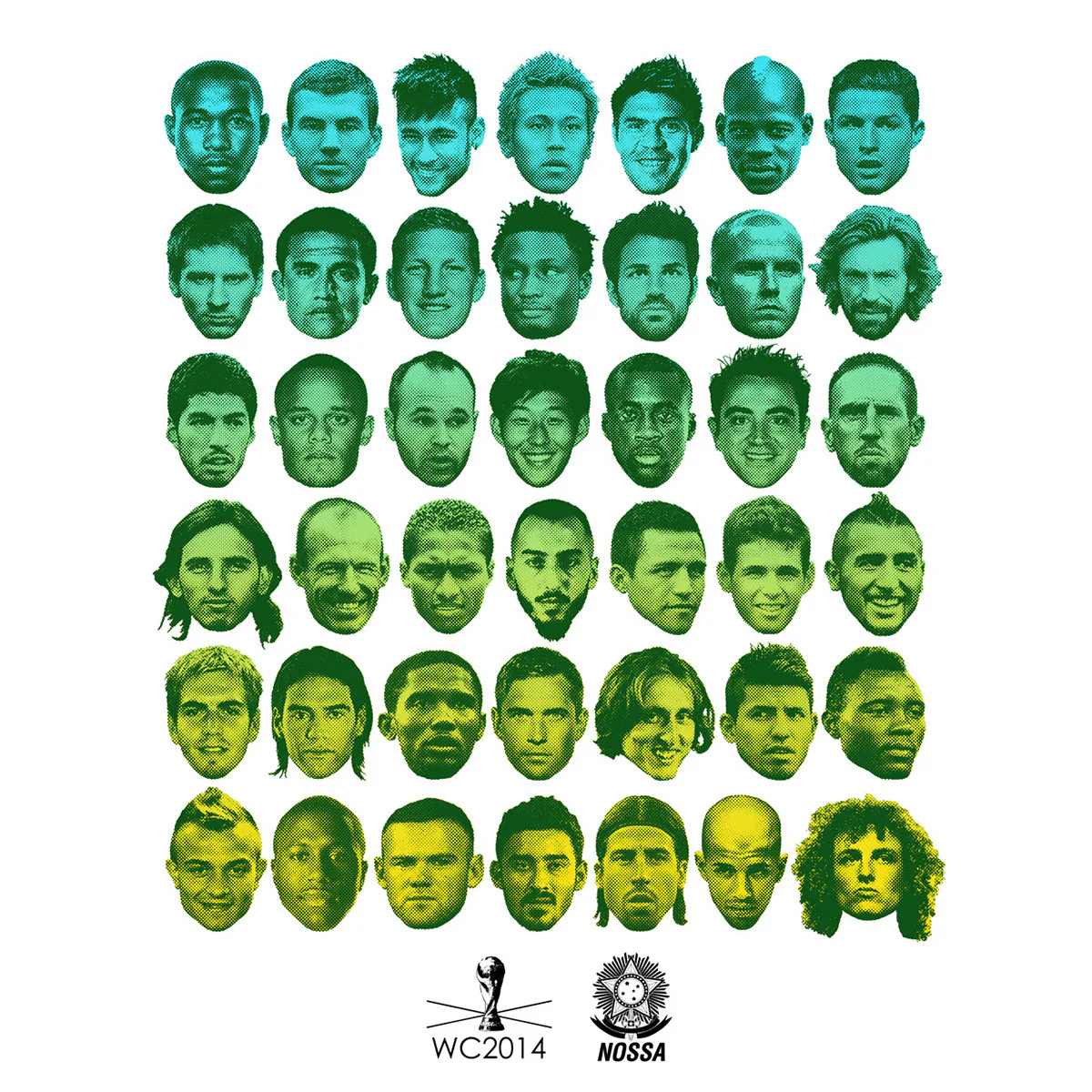 Nossa: World Cup Marauders 2014 Shirt - White - Image 3