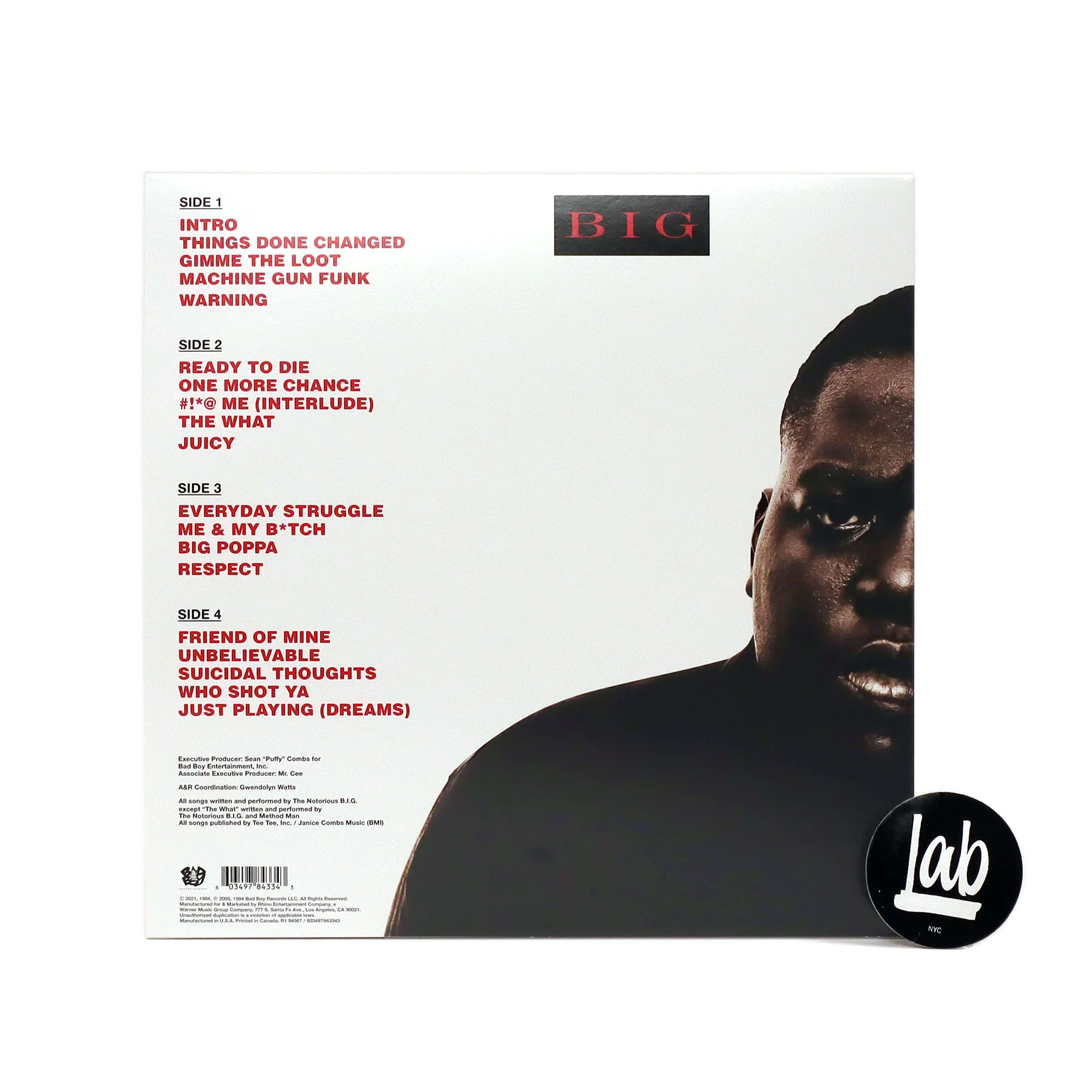The Notorious B.I.G.: Ready To Die Vinyl 2LP - Image 3