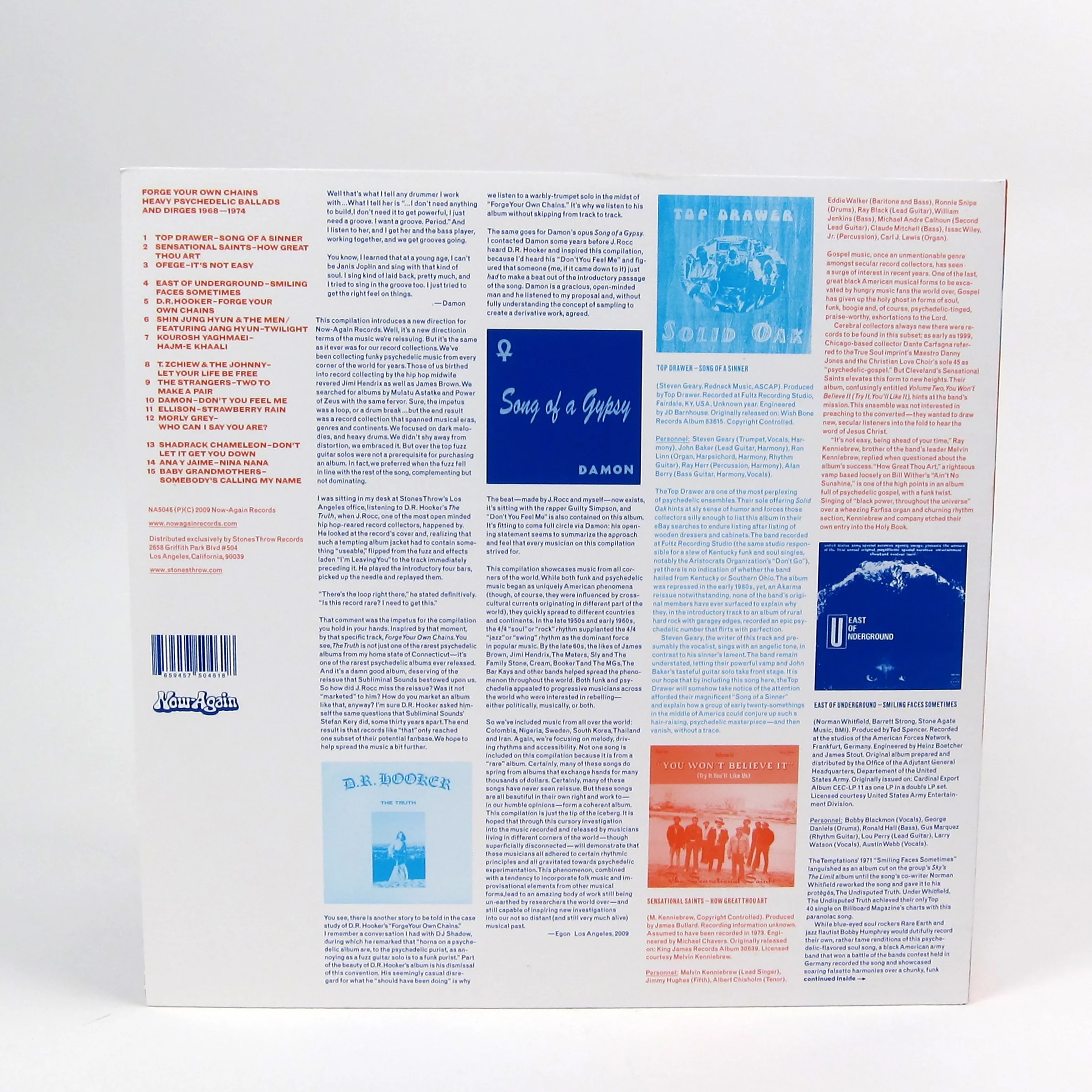 Now-Again Records: Forge Your Own Chains - Heavy Psychedelic Ballads And Dirges 1968-1974 Vinyl 2LP - Image 3