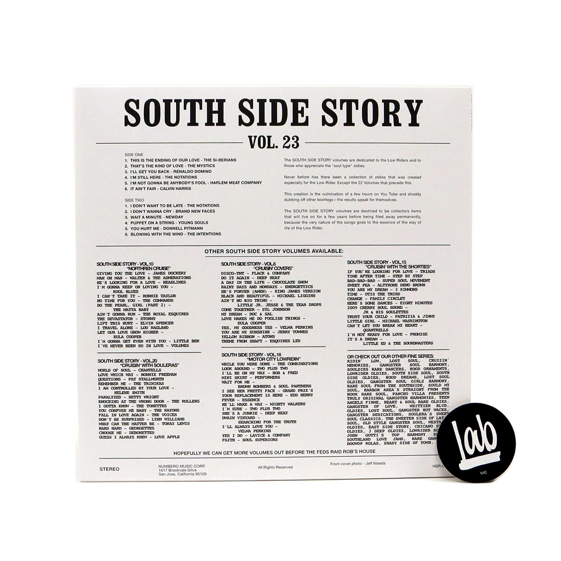 Numero Group: South Side Story Vol. 23 (Colored Vinyl) Vinyl LP - Image 3