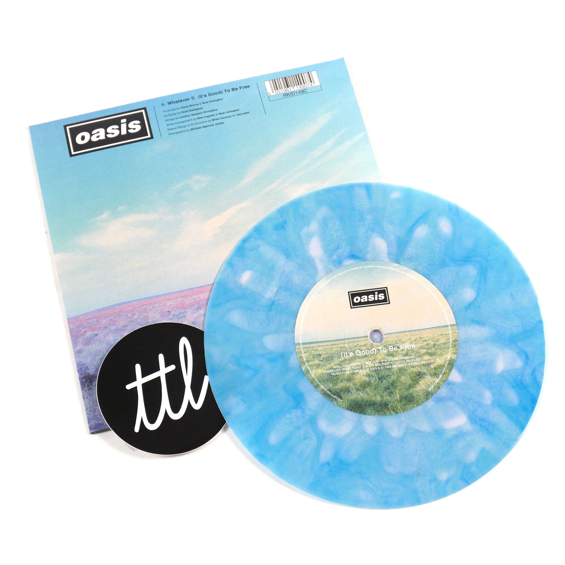 Oasis: Whatever (Colored Vinyl) Vinyl 7" - Image 2