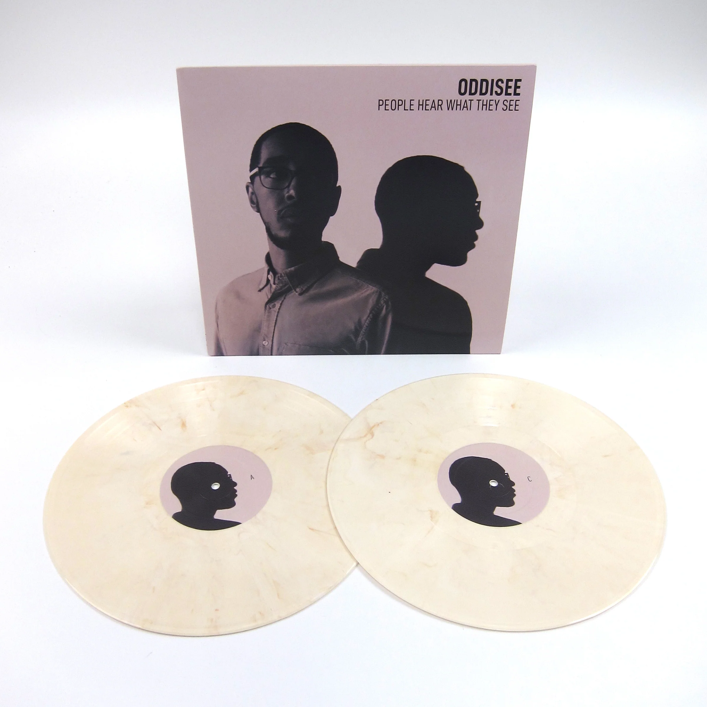 Oddisee: People Hear What They See (Dover White Colored Vinyl) Vinyl 2LP - Image 2