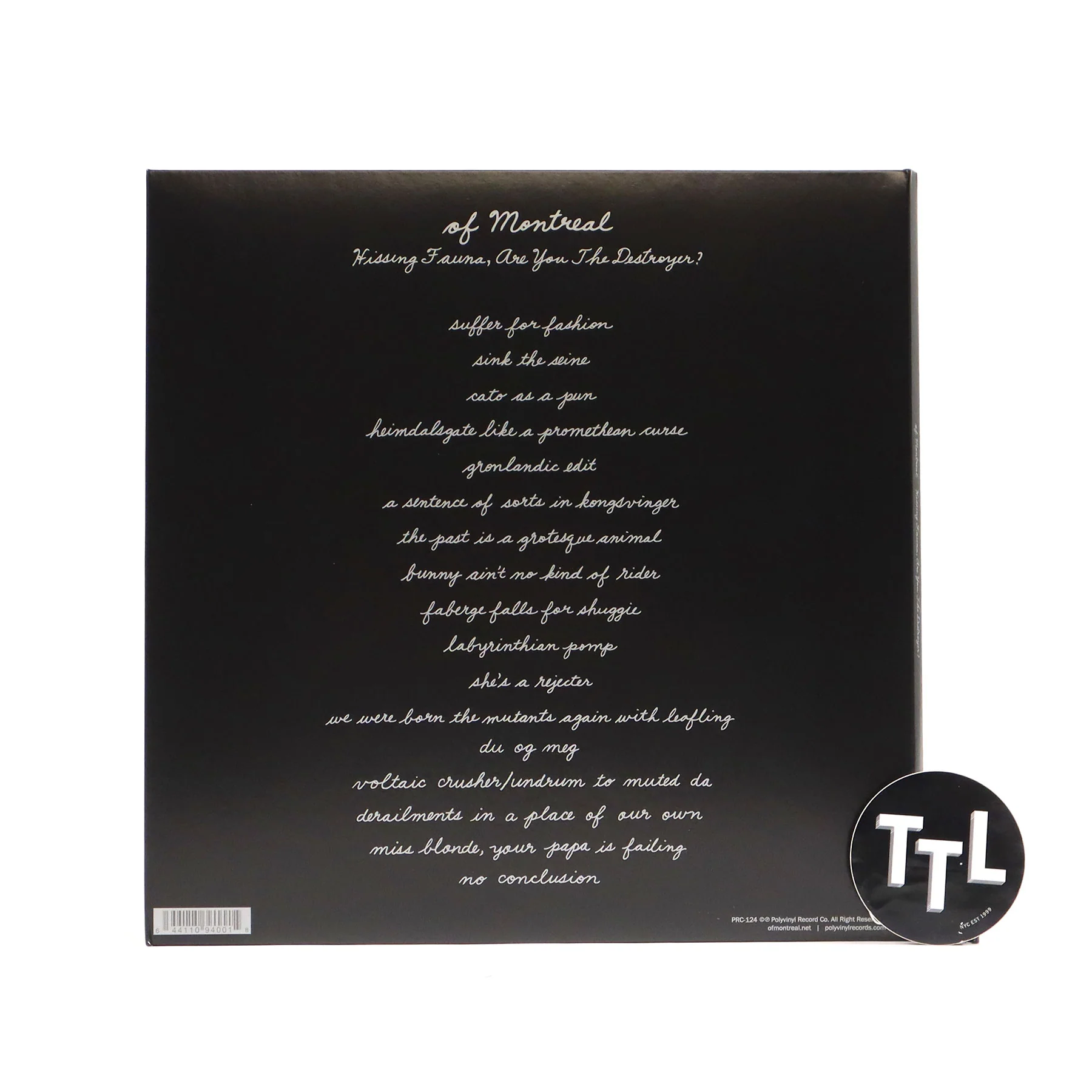 Of Montreal: Hissing Fauna, Are You the Destroyer? (180g, Colored Vinyl) Vinyl 2LP - Image 3