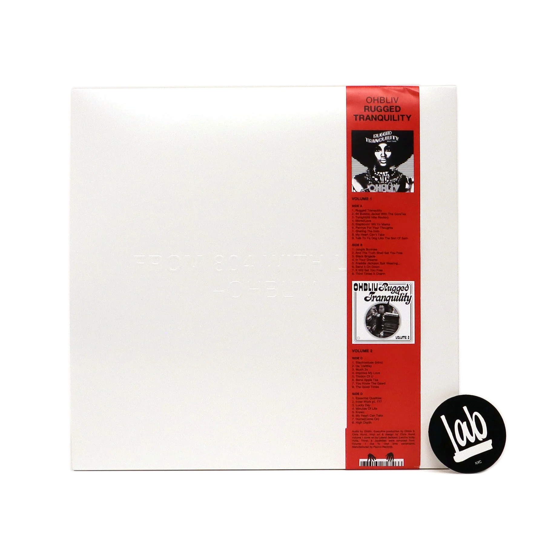 Ohbliv: Rugged Tranquility Vol.1&2 Vinyl 2LP - Image 3