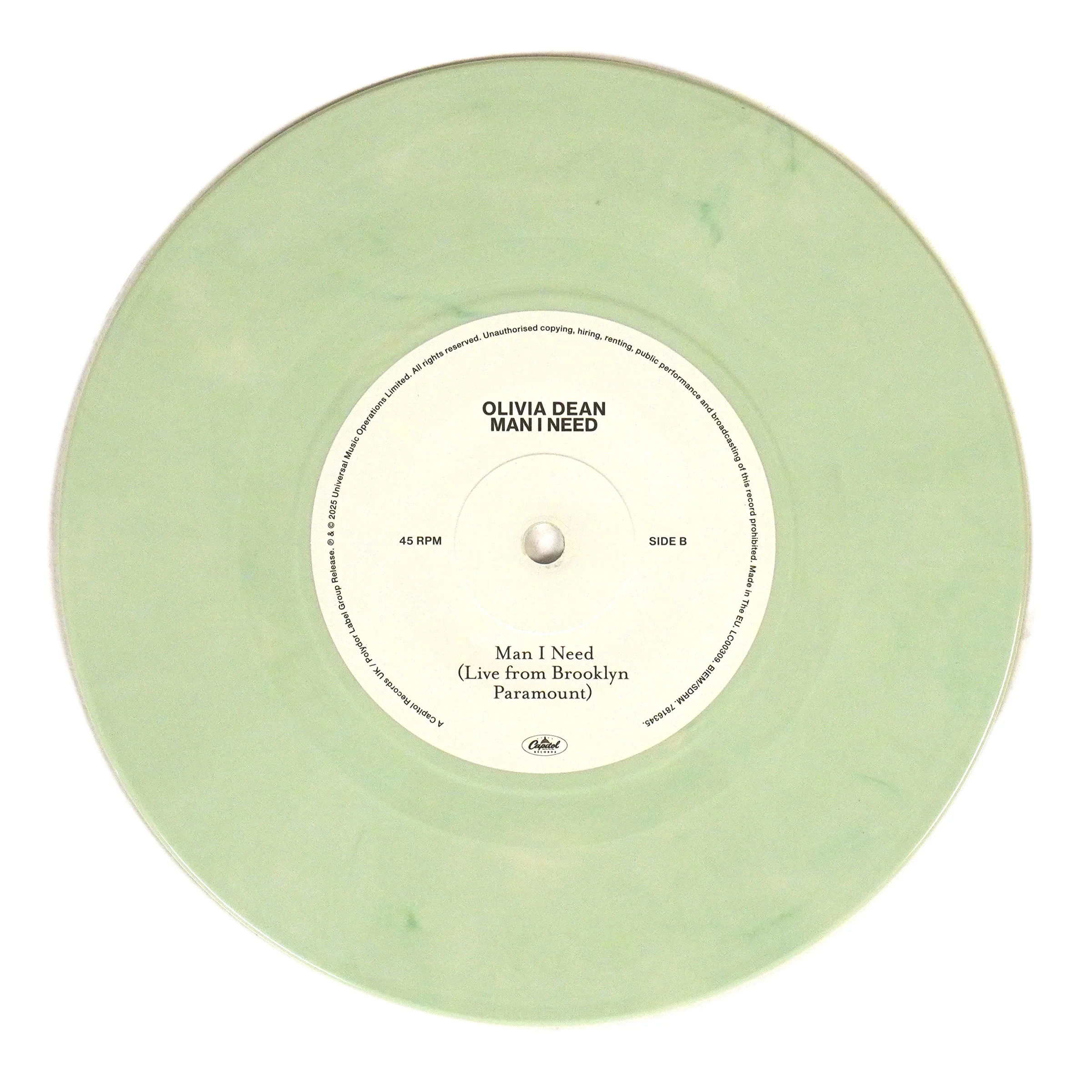 Olivia Dean: Man I Need (Colored Vinyl) Vinyl 7" - Image 2