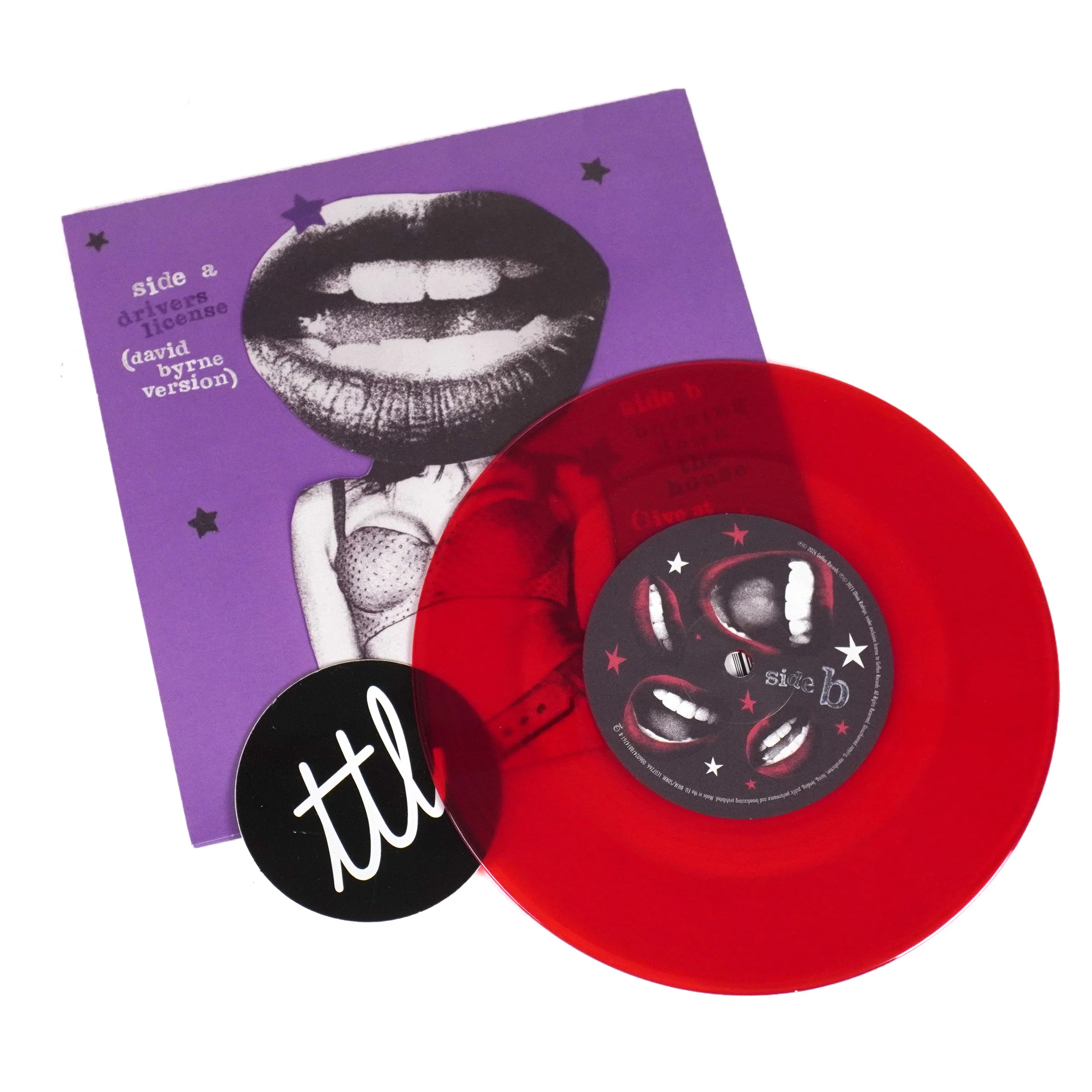 Olivia Rodrigo & David Byrne: Drivers License / Burning Down The House (Colored Vinyl) Vinyl 7" - Image 2