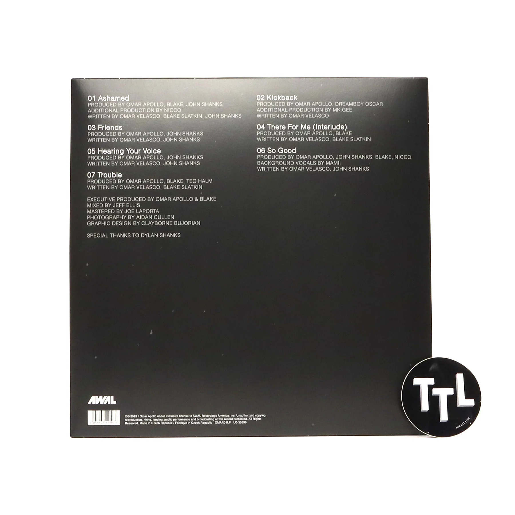 Omar Apollo: Friends - 5th Anniversary Edition Vinyl LP - Image 3
