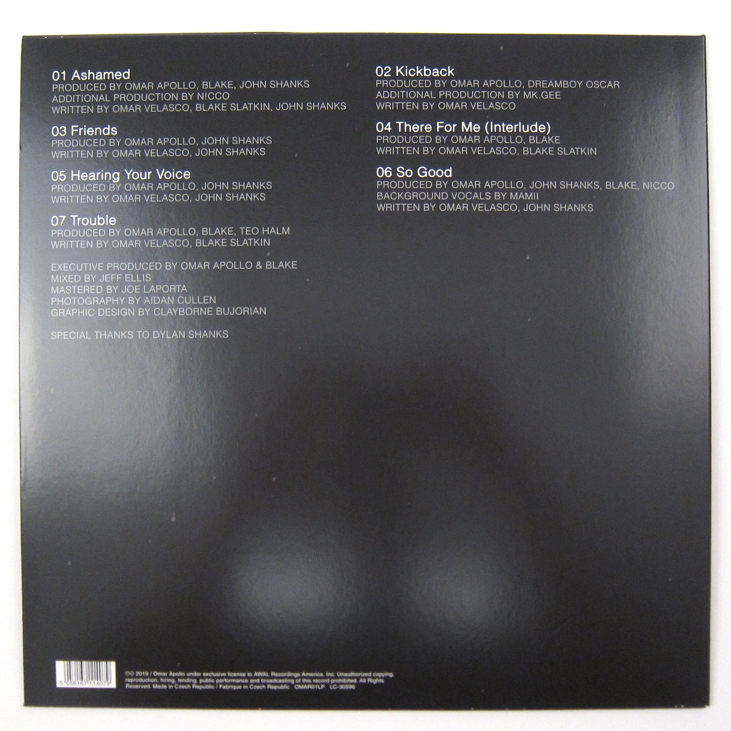 Omar Apollo: Friends Vinyl LP - Image 2