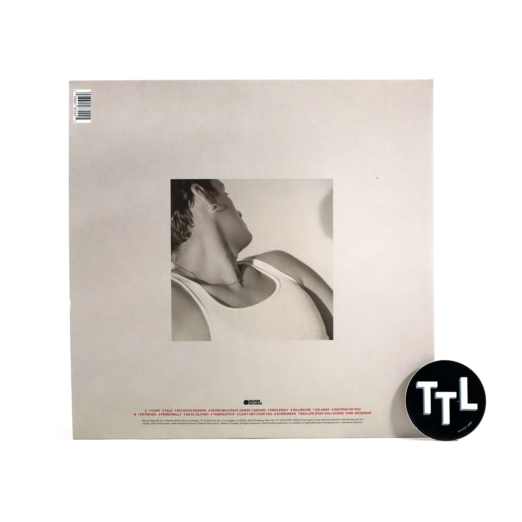Omar Apollo: Ivory Vinyl LP - Image 3