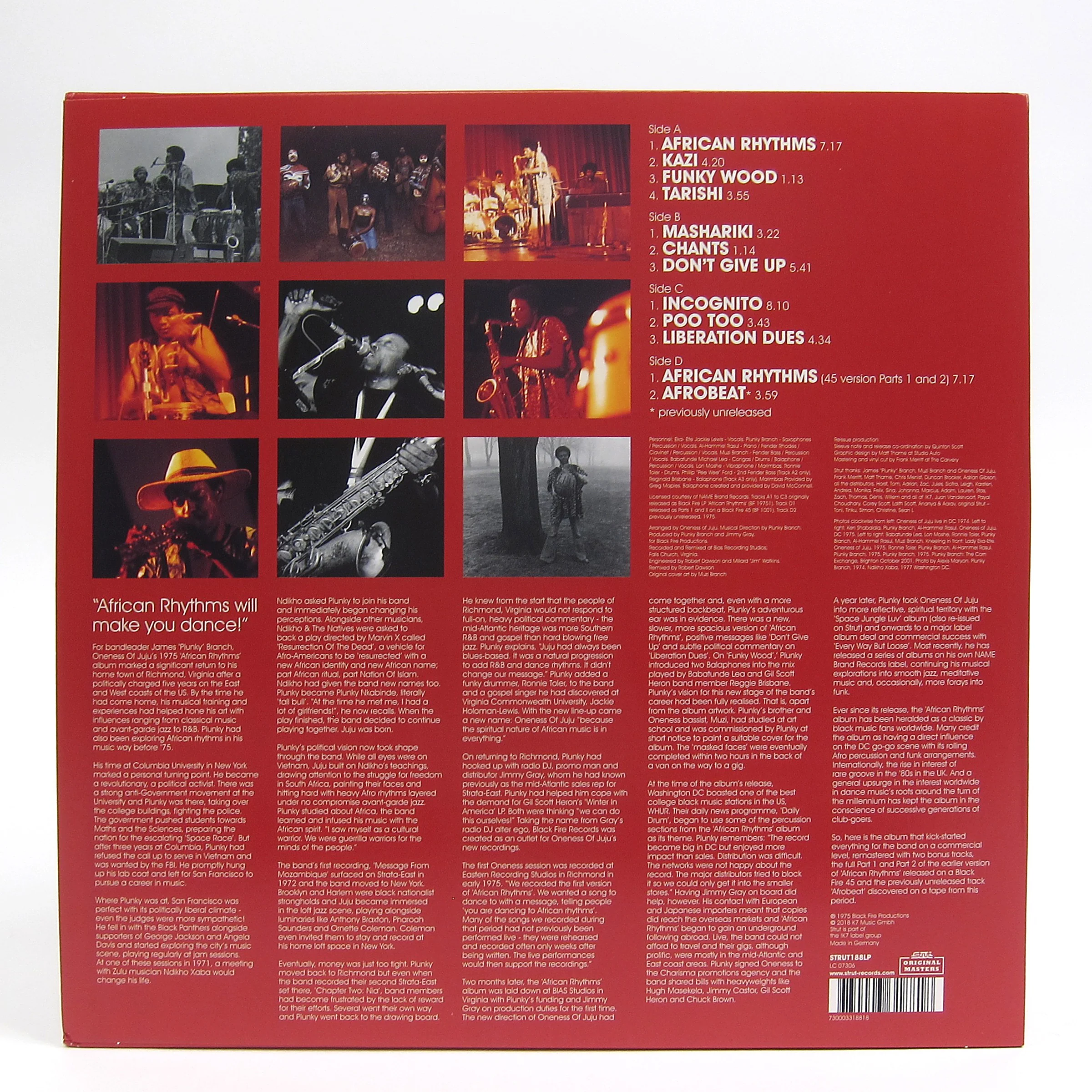 Oneness Of Juju: African Rhythms Vinyl 2LP - Image 3