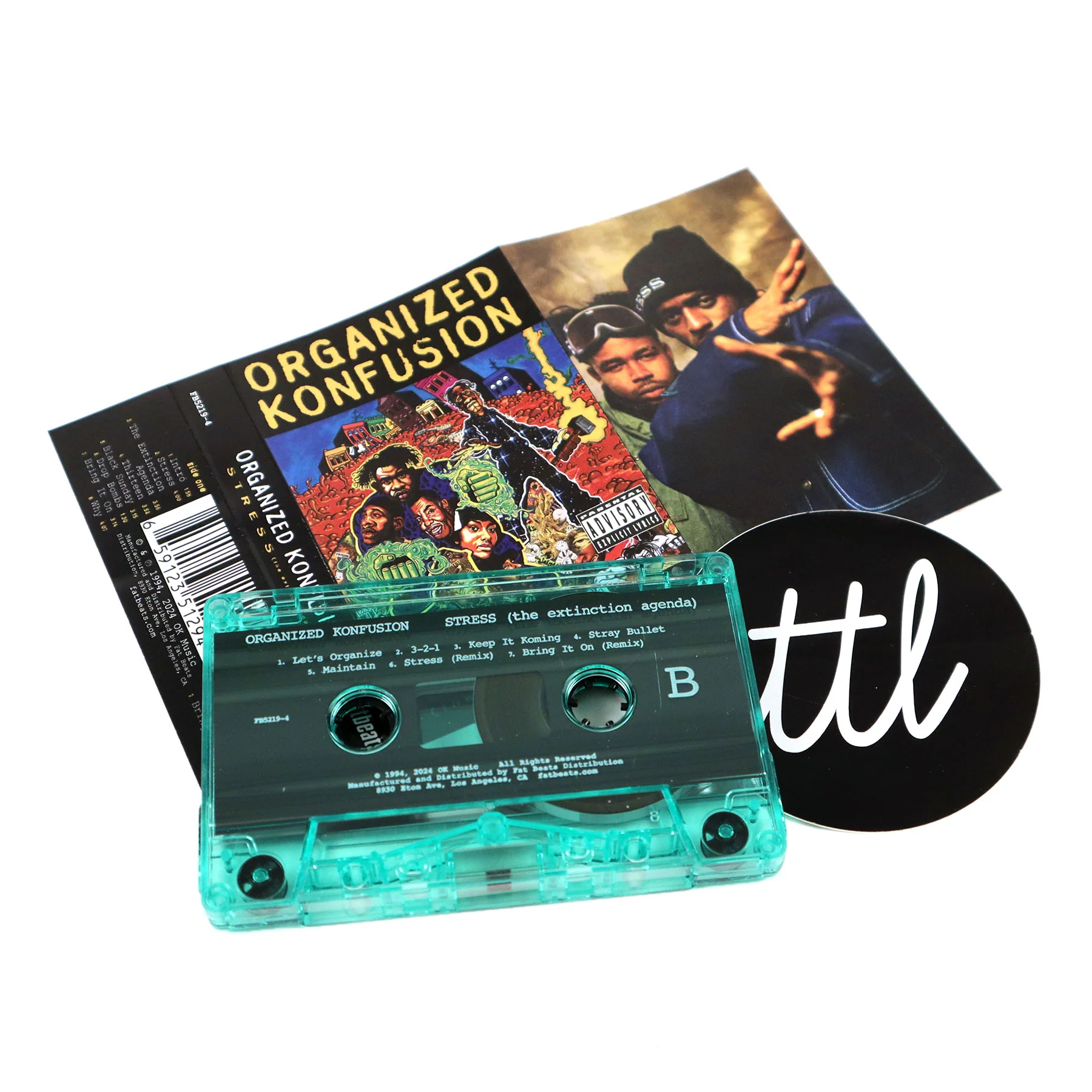 Organized Konfusion: Stress - The Extinction Agenda Cassette - Image 2