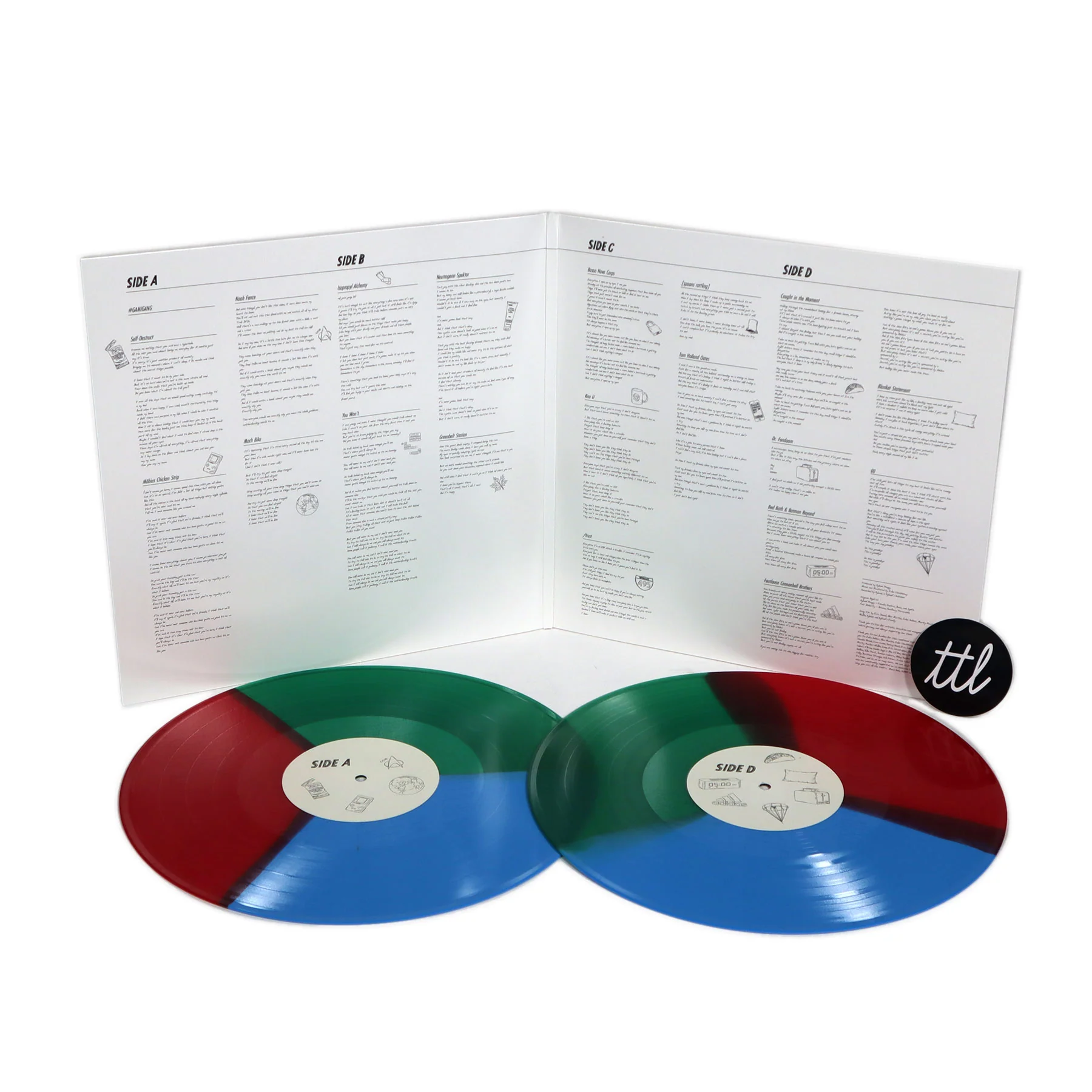 Origami Angel: Gami Gang (Colored Vinyl) Vinyl 2LP - Image 2