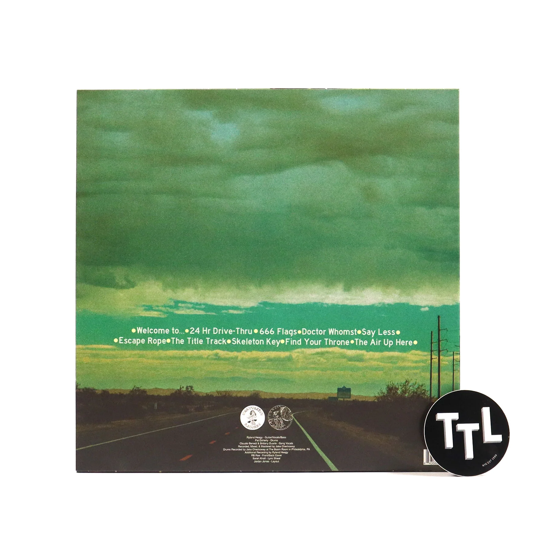 Origami Angel: Somewhere City (Green Colored Vinyl) Vinyl LP - Image 3