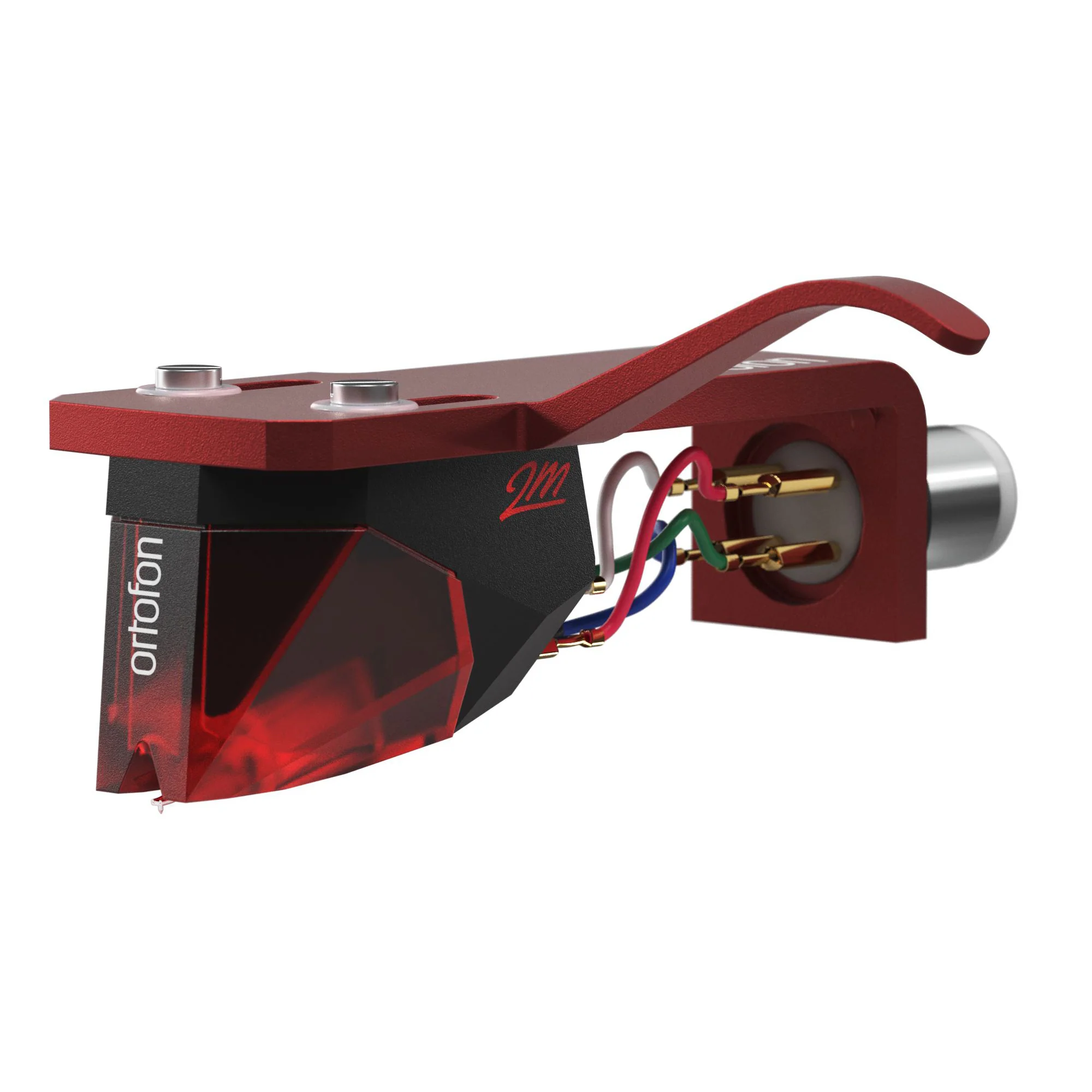 Ortofon: 2M Red Cartridge Mounted on SH-4 Headshell (Red) - Image 2