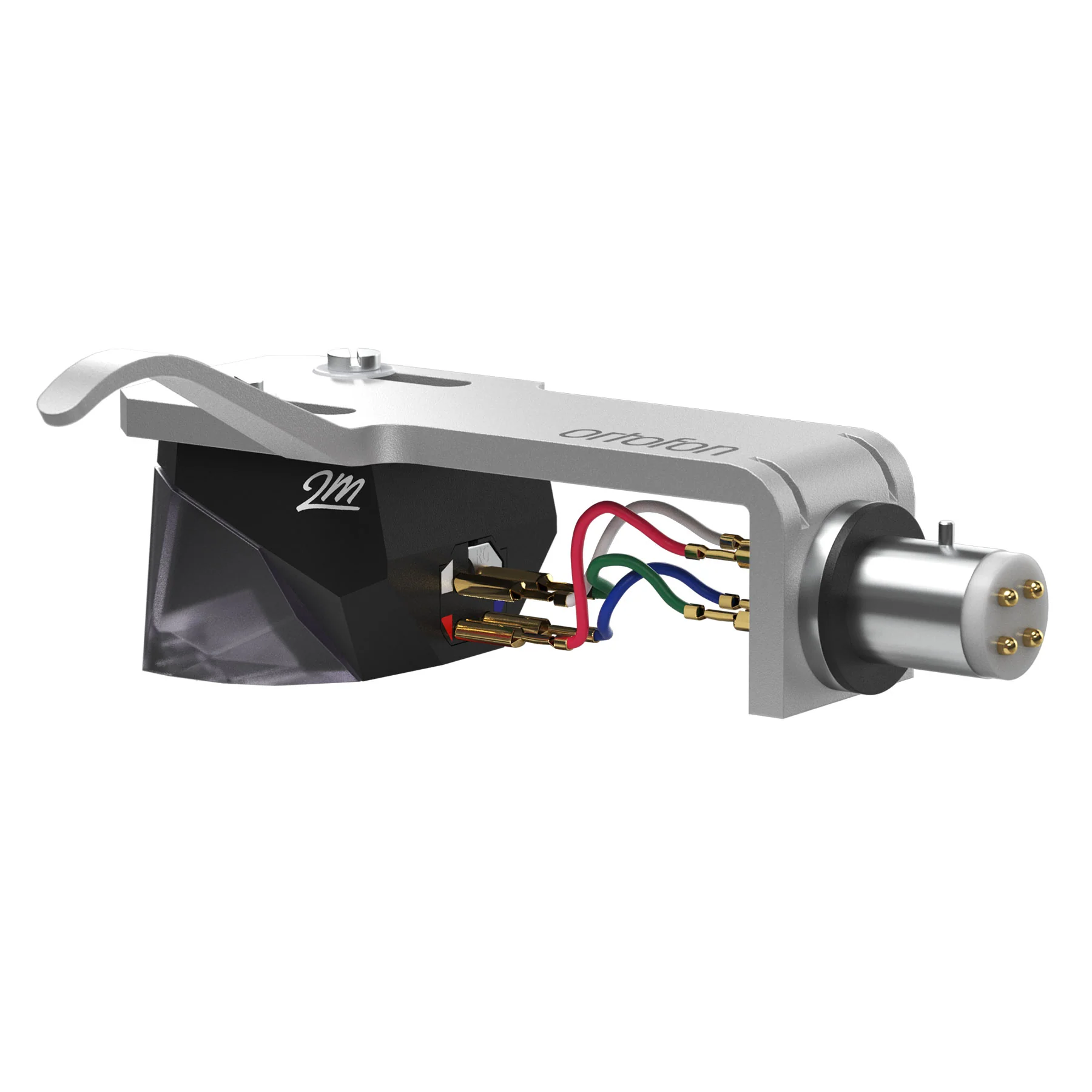 Ortofon: 2M Silver Cartridge Mounted on Silver SH-4 Headshell - Turntable Lab Exclusive - Image 3