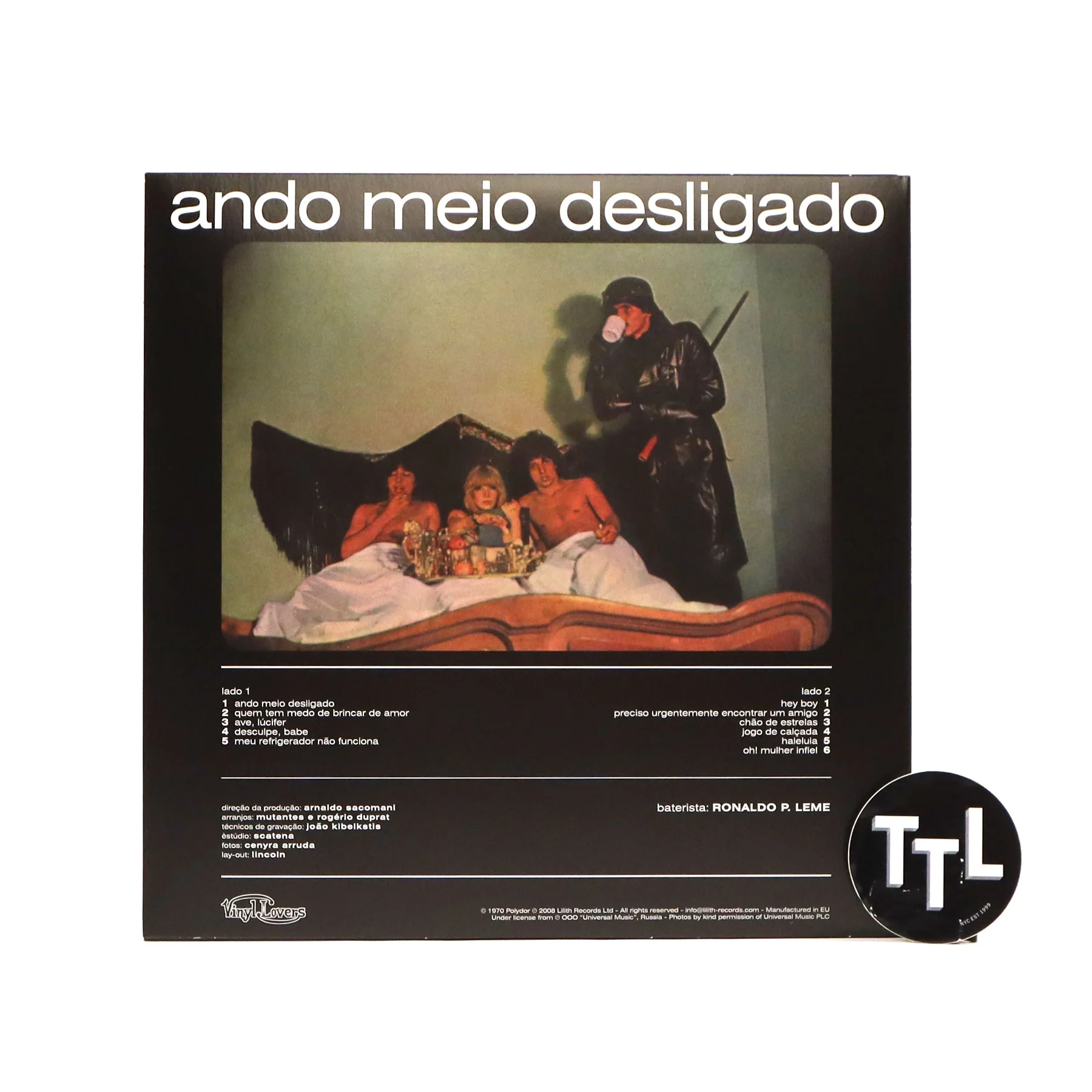 Os Mutantes: A Divina Comedia Ou Ando Meio Desligado (180g, Colored Vinyl) Vinyl LP - Image 3