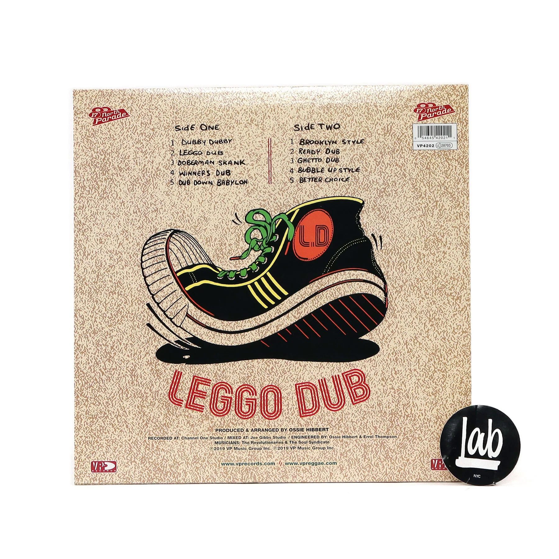 Ossie All Stars: Leggo Dub Vinyl LP - Image 2