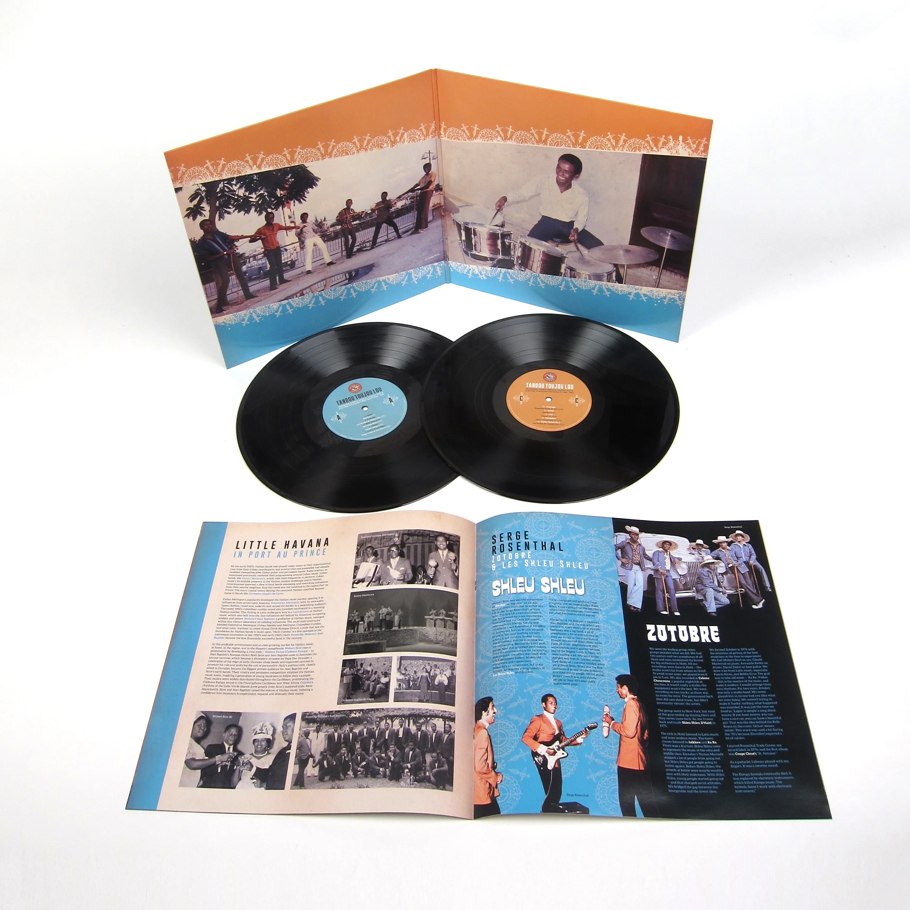 Ostinato Records: Tanbou Toujou Lou - Meringue, Kompa Kreyol, Vodou Jazz & Electric Folklore from Haiti, 1960-1981 Vinyl 2LP - Image 2