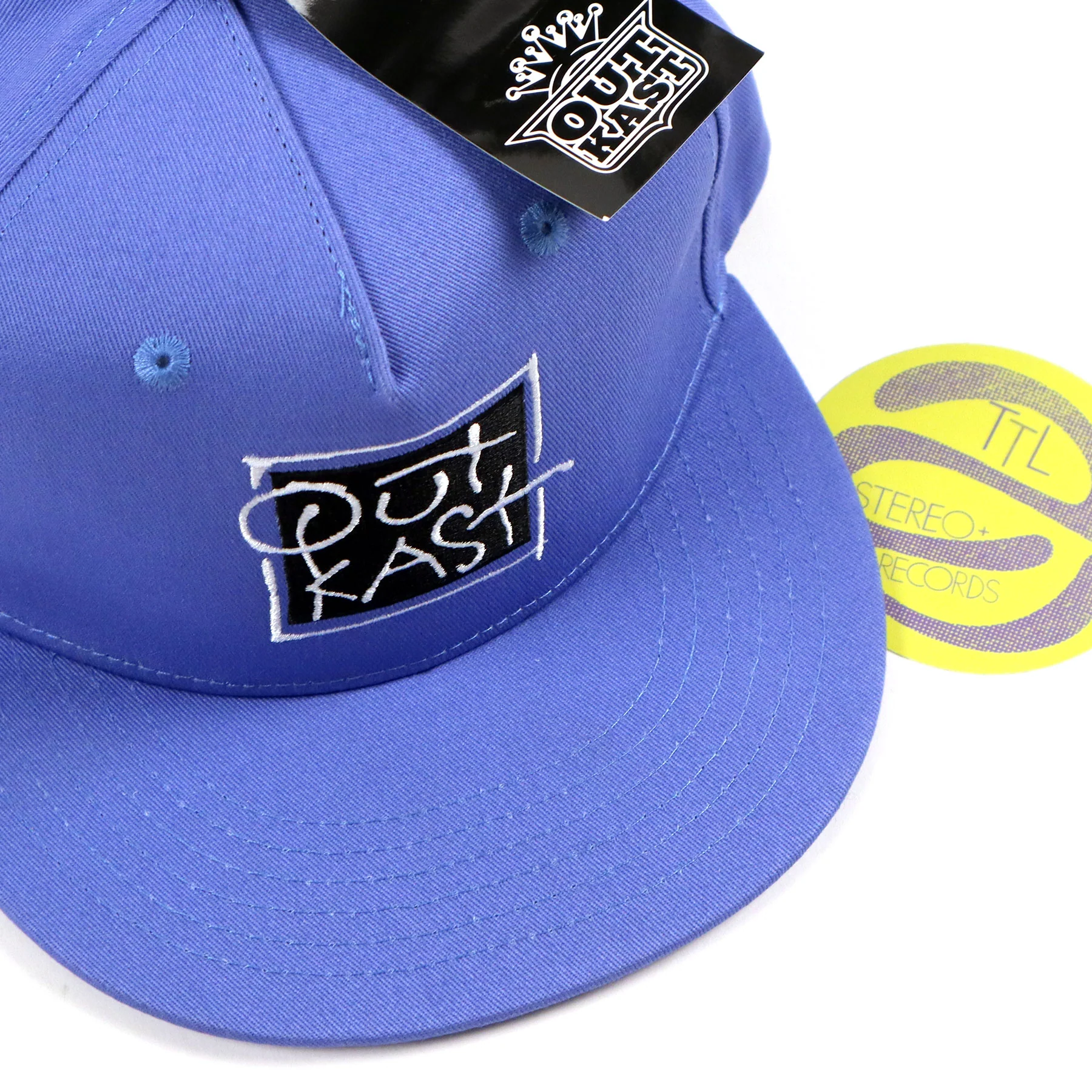 Outkast: Box Logo Snapback Hat - Blue - Image 2