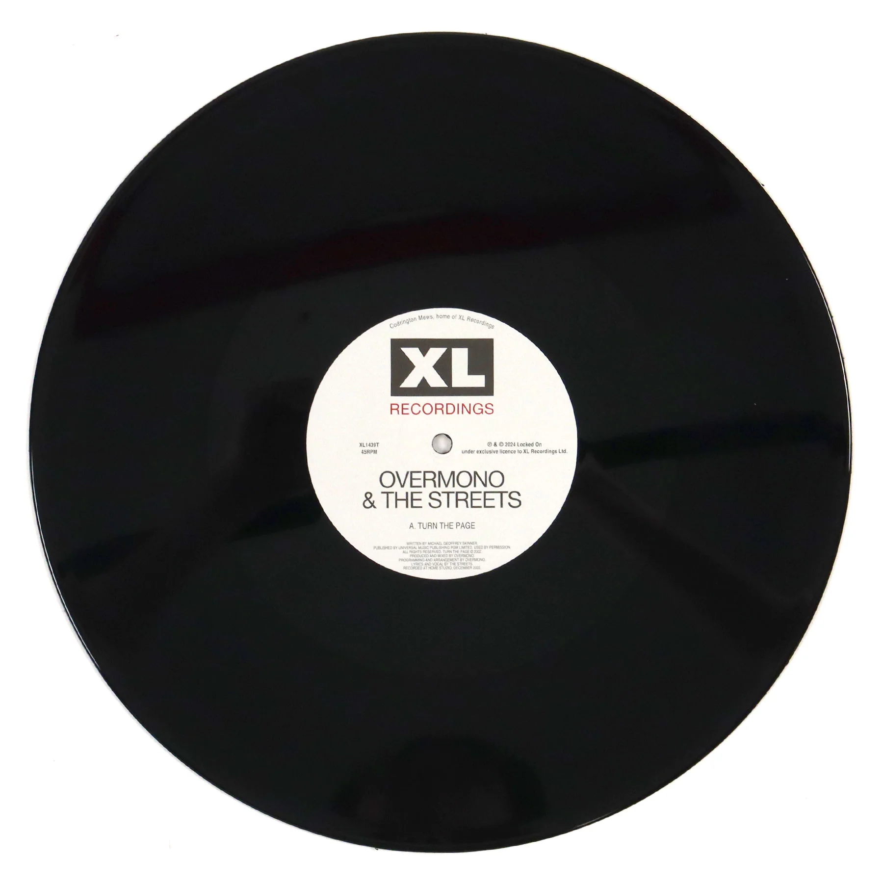 Overmono & The Streets: Turn The Page Vinyl 12" - Image 3
