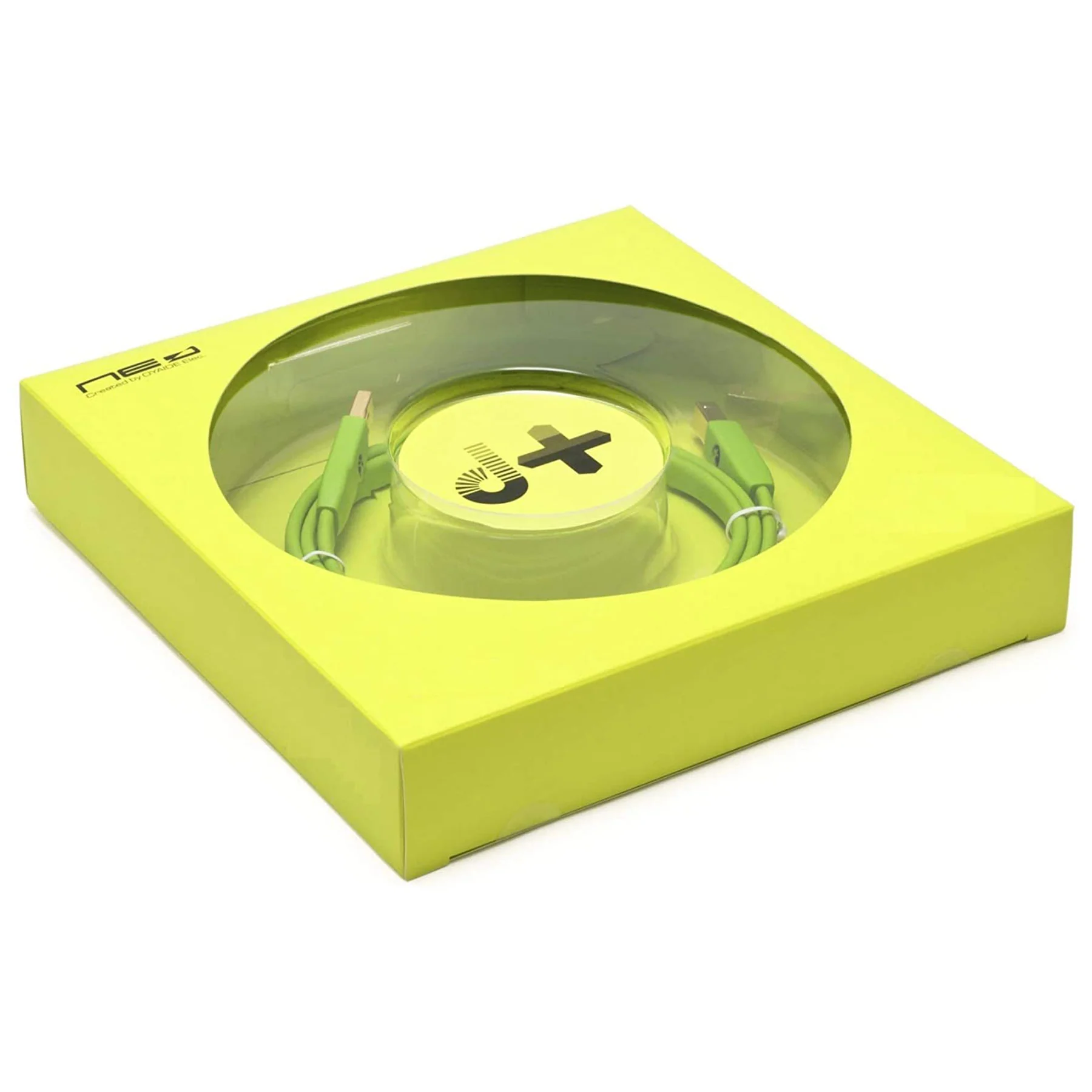 Oyaide: NEO Class B USB 2.0 C to B Flat Cable, .7m - Green - Image 2
