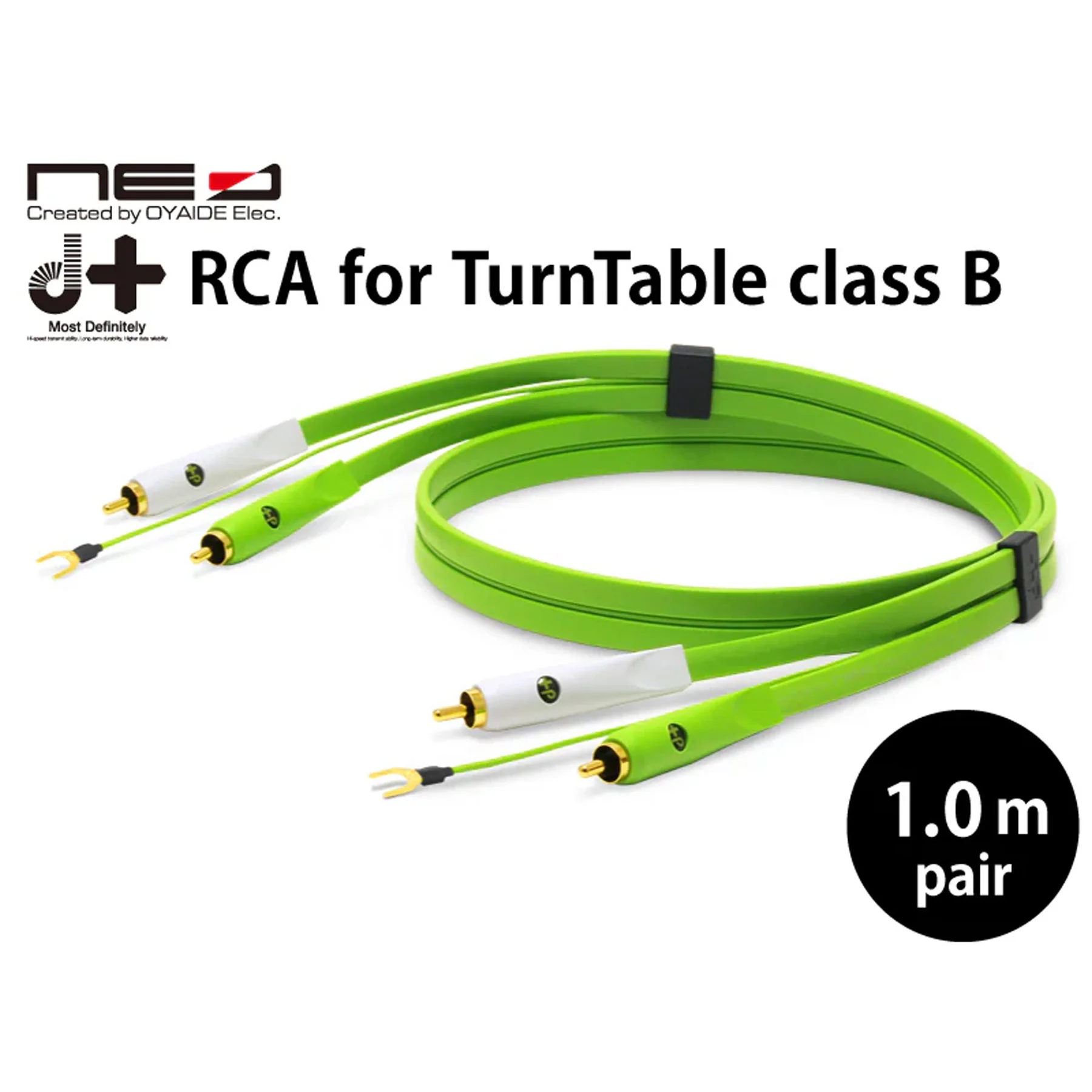 Oyaide: NEO d+ Premium RCA + Ground Turntable Cable - 1.0M - Image 4