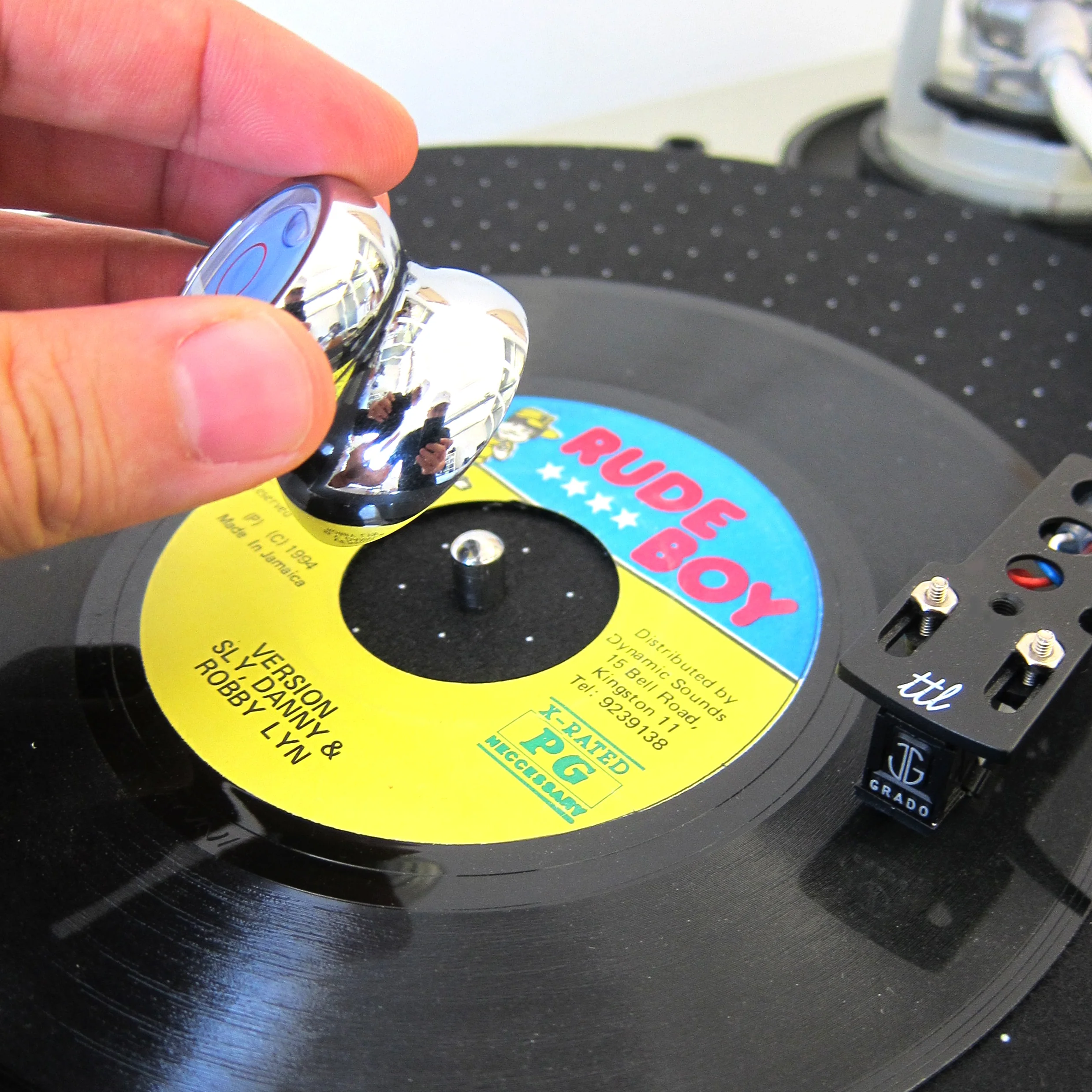 Oyaide: STB-EP 45 Adaptor + Record Stabilizer + Bubble Level - Image 7