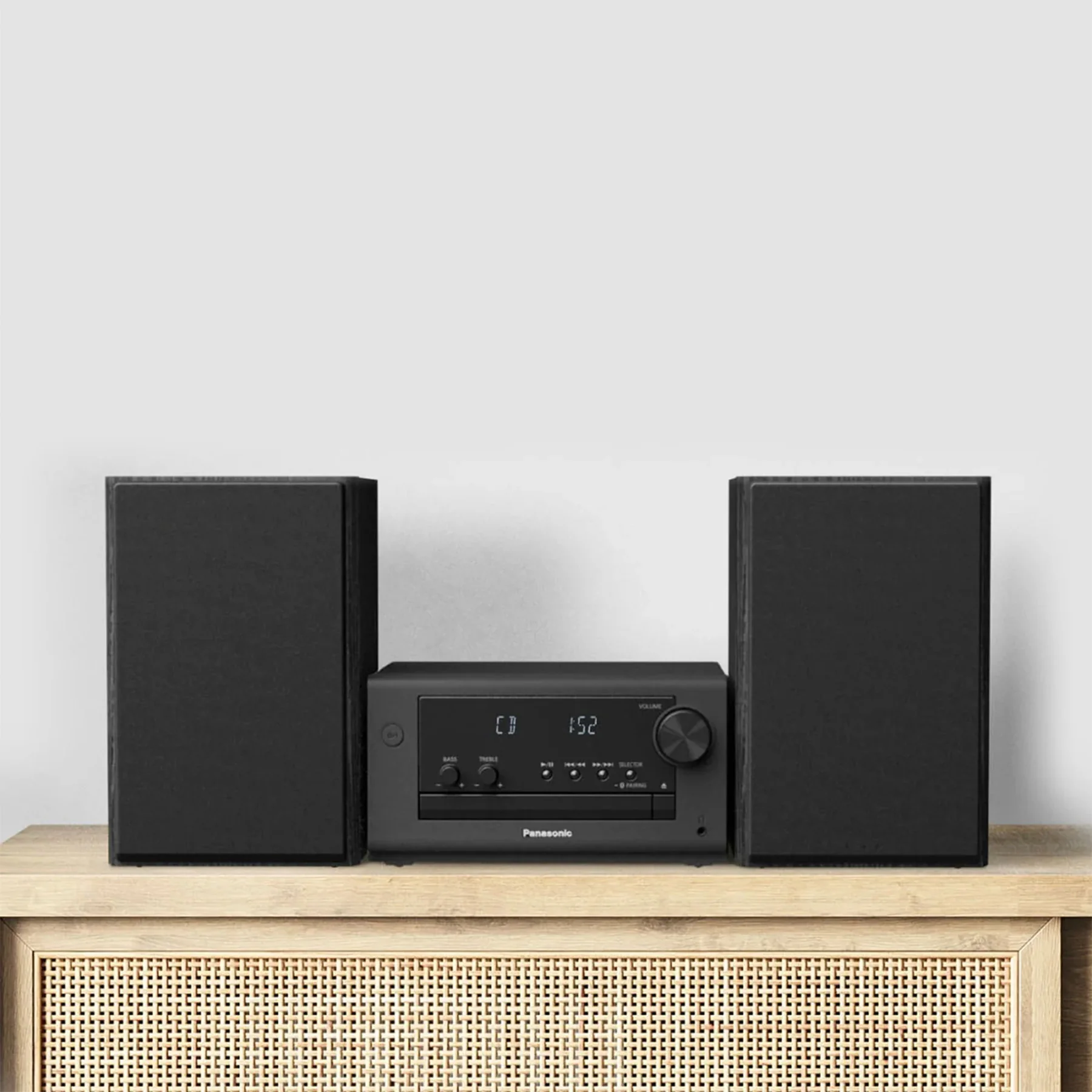 Panasonic: SC-PM700PP-K Stereo System (CD Player, Bluetooth, FM Radio) - Image 2