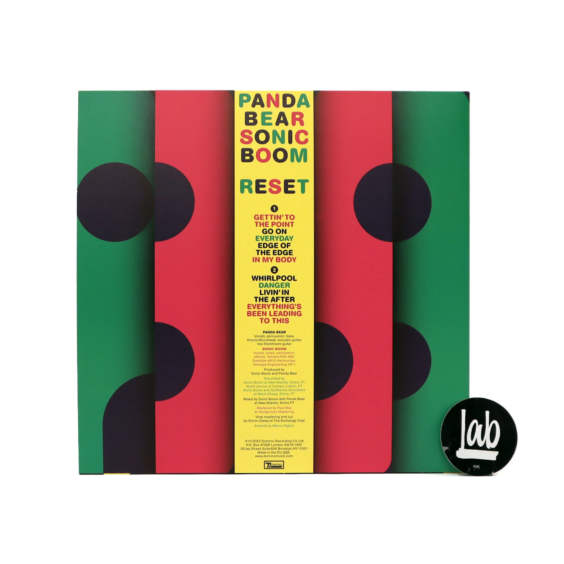 Panda Bear & Sonic Boom: Reset (Indie Exclusive Colored Vinyl) Vinyl LP+Slipmat - Image 4