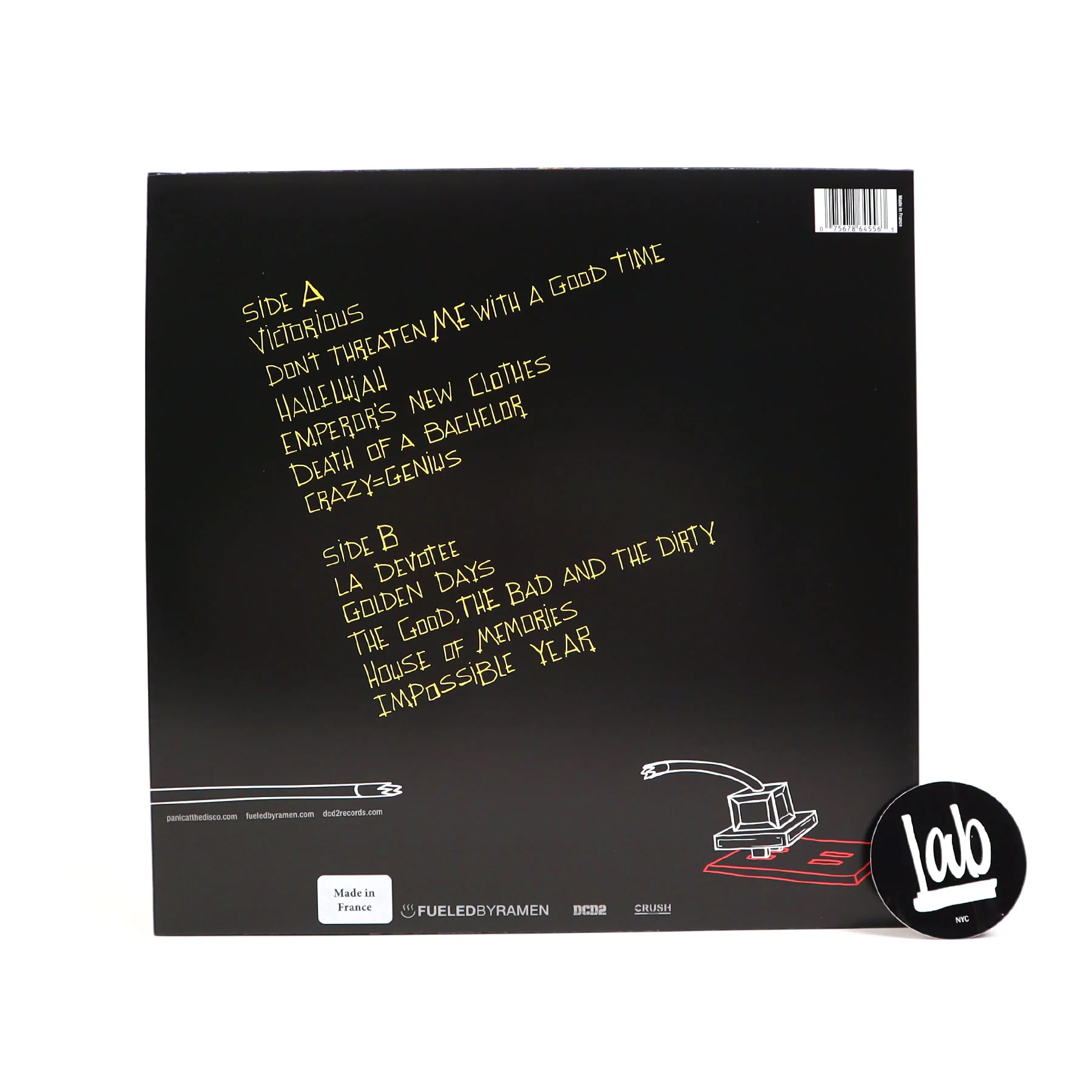 Panic! At the Disco: Death Of A Bachelor (Colored Vinyl) Vinyl LP - Image 3